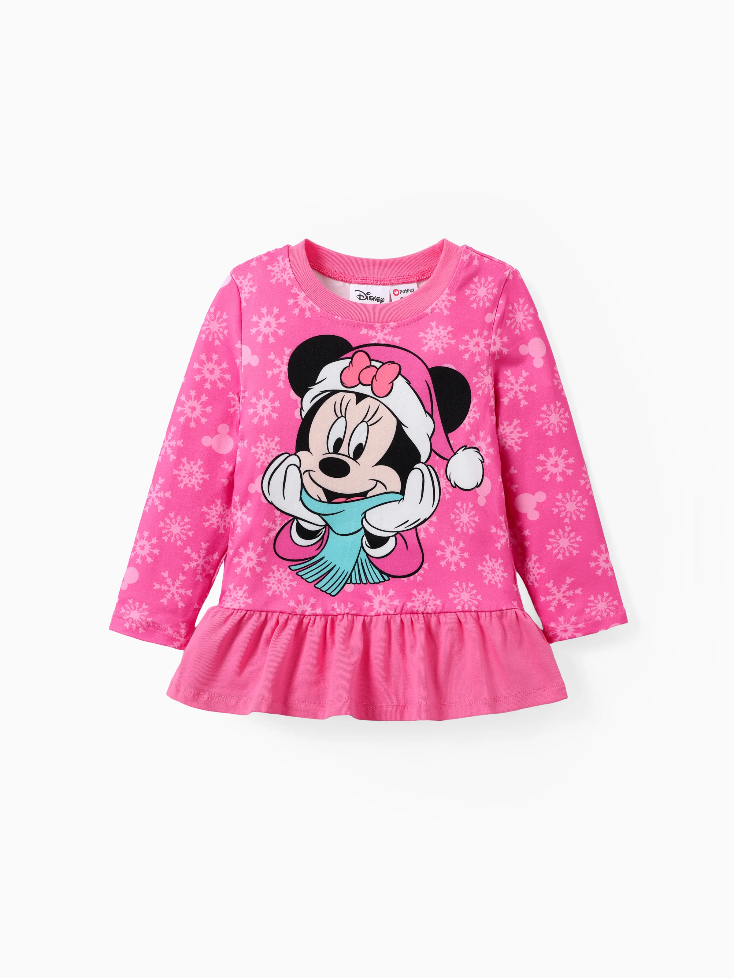 

Disney Mickey and Friends Christmas Toddler Girl Cotton Character Print Top or Colorblock Vest or Leggings