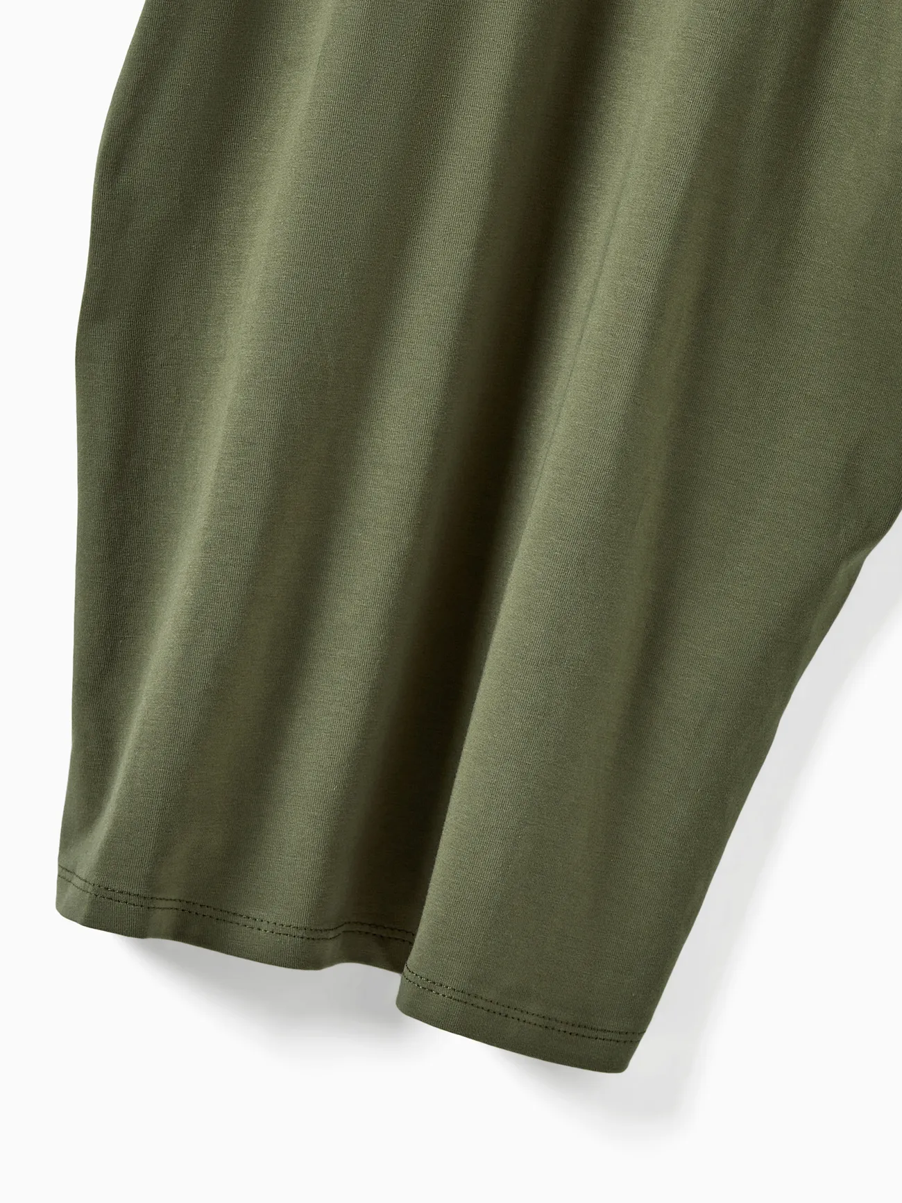 Girl - Mommy and Me Rainbow Graphic 'GOOD VIBES' Front Dress with Pockets - Army green - image 11