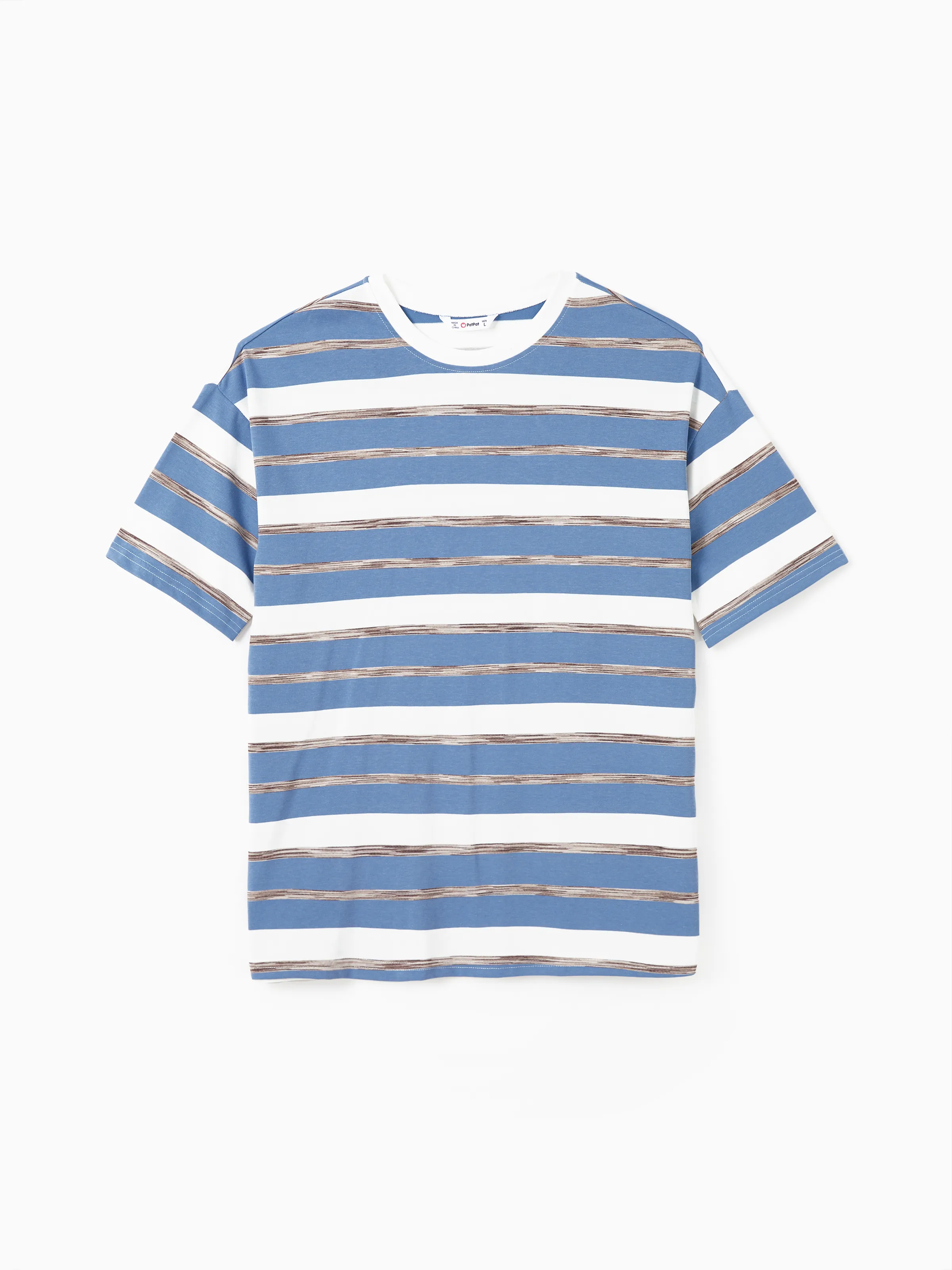 

Family Matching Sets Preppy Style Striped Tee or Sailor Uniform-Inspired Nautical Style Sleeveless Dress