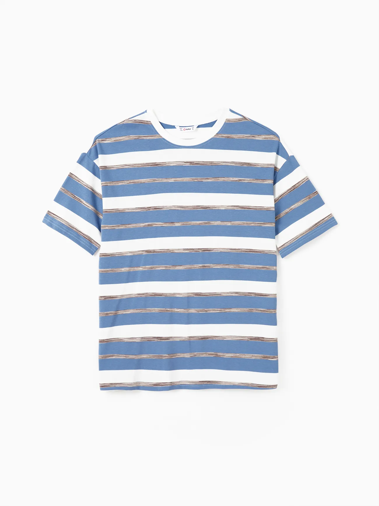 

Family Matching Sets Preppy Style Striped Tee or Sailor Uniform-Inspired Nautical Style Sleeveless Dress