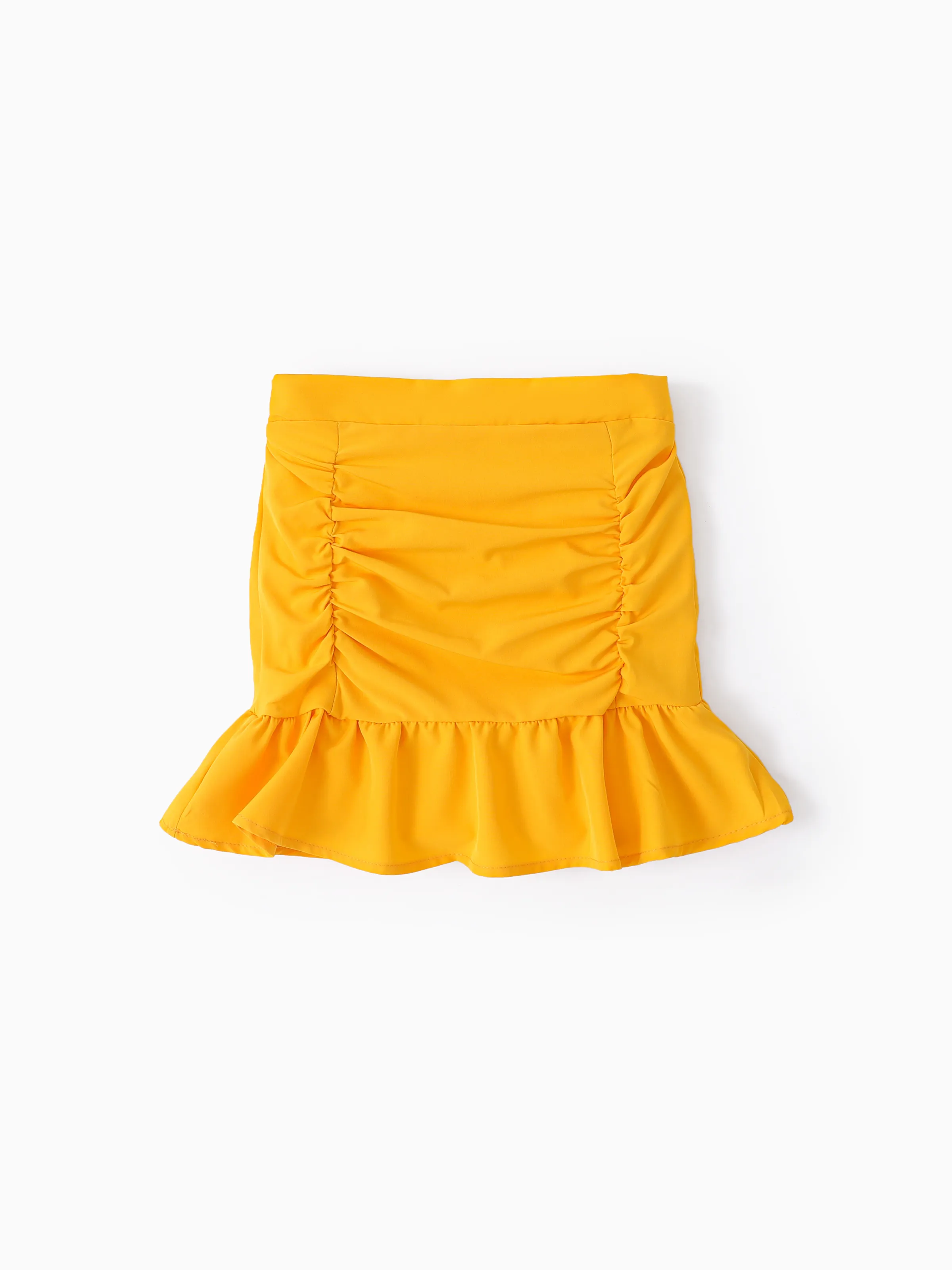 

Sweet Ruffle Edge Skirt for Girls - Polyester Spandex Blend - 1 Piece - Regular Fit - Kid's Skirt Cl