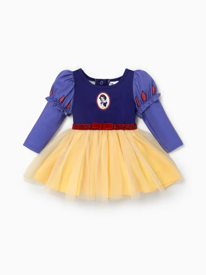 Disney Princess Bébé/Enfant en bas âge Fille Naia™ Personnage Imprimé Cosplay Robe à manches longues