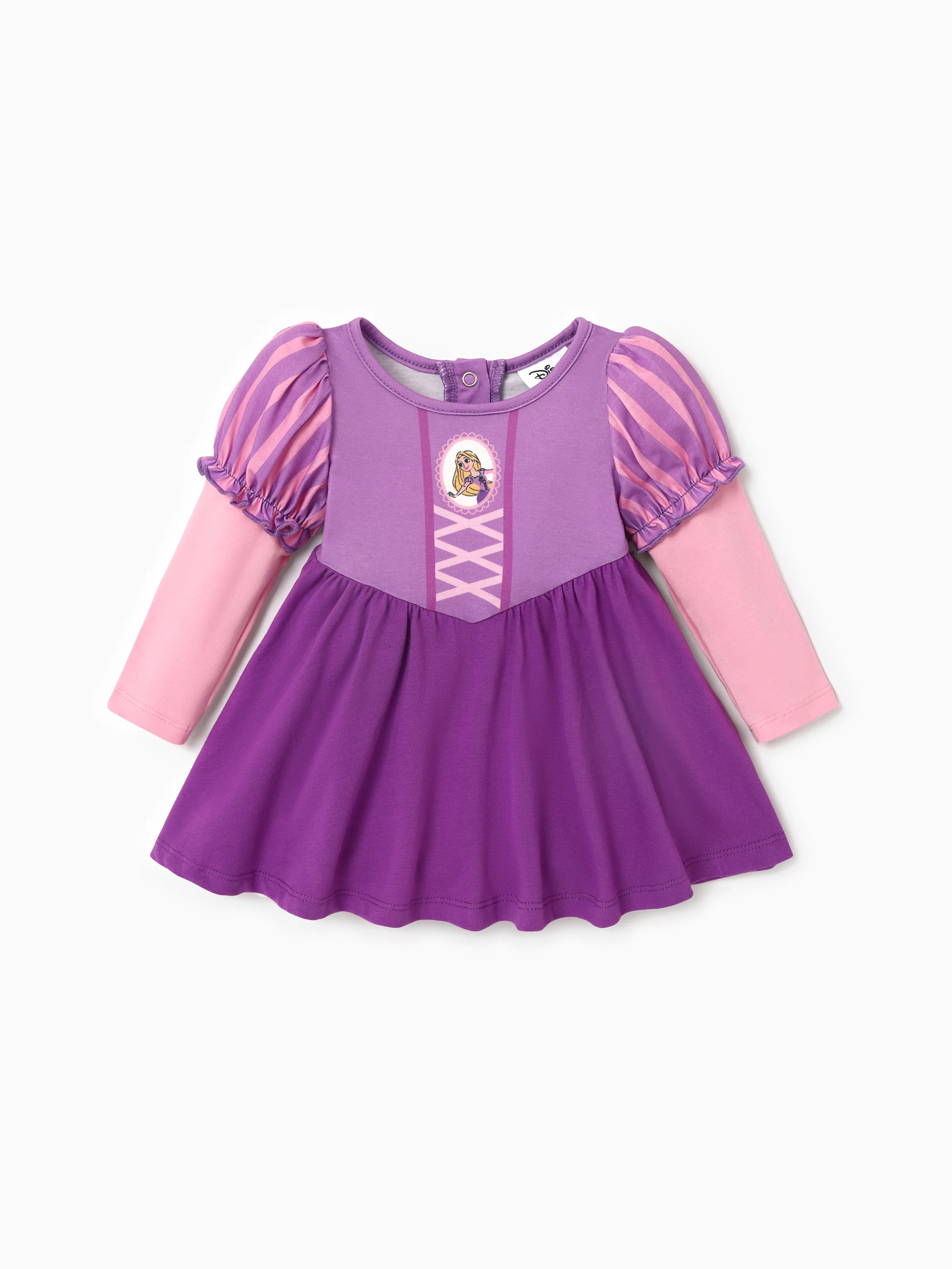 

Disney Princess Baby/Toddler Girl Naia™ Character Print Cosplay Long-sleeve Dress