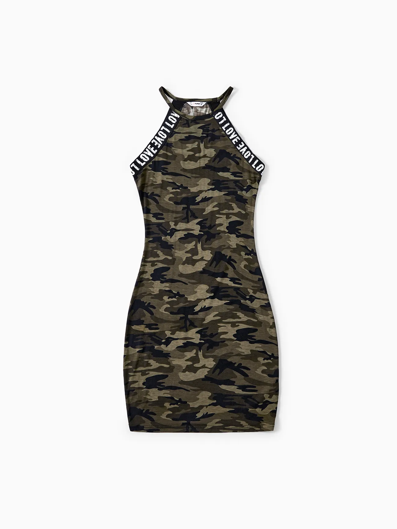 Camouflage Sleeveless Bodycon Dresses Camouflage Sleeveless Bodycon Dresses