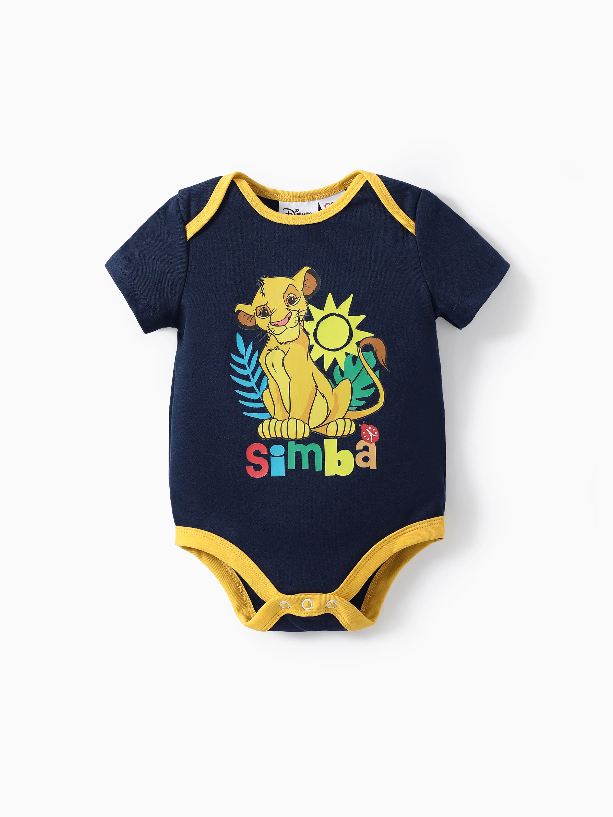 Disney Lion King Bebé Niños/Niñas Simba 1pc Naia™ Personaje Estampado Pelele