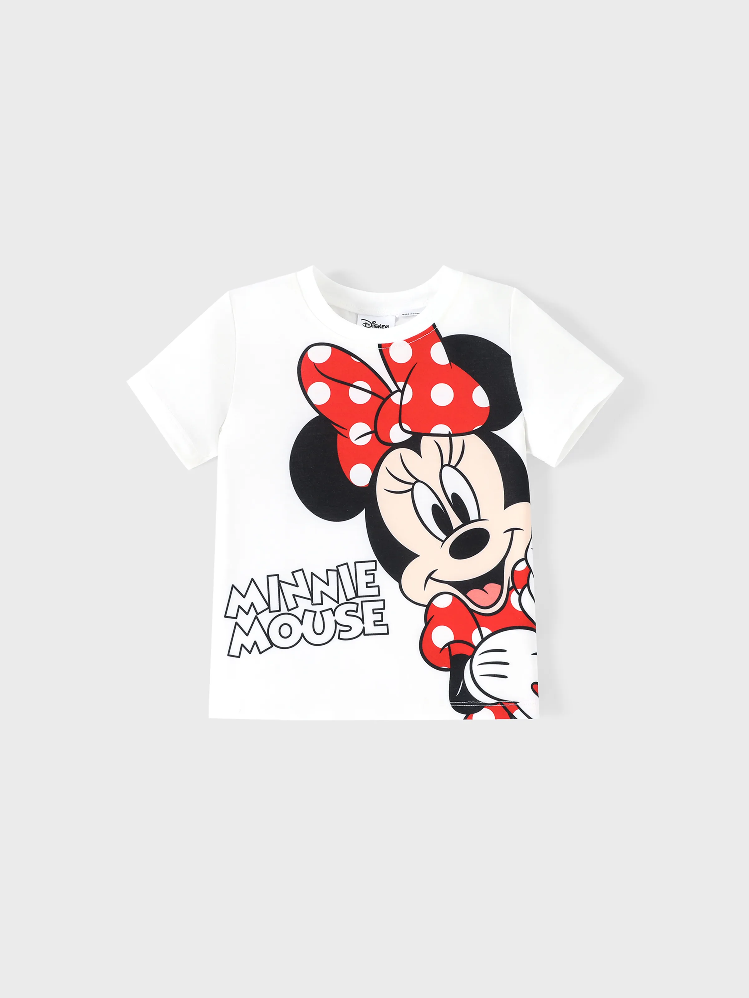 

Disney Mickey and Friends Toddler/Kid Girl/Boy Character & Letter Print Naia™ Short-sleeve Tee