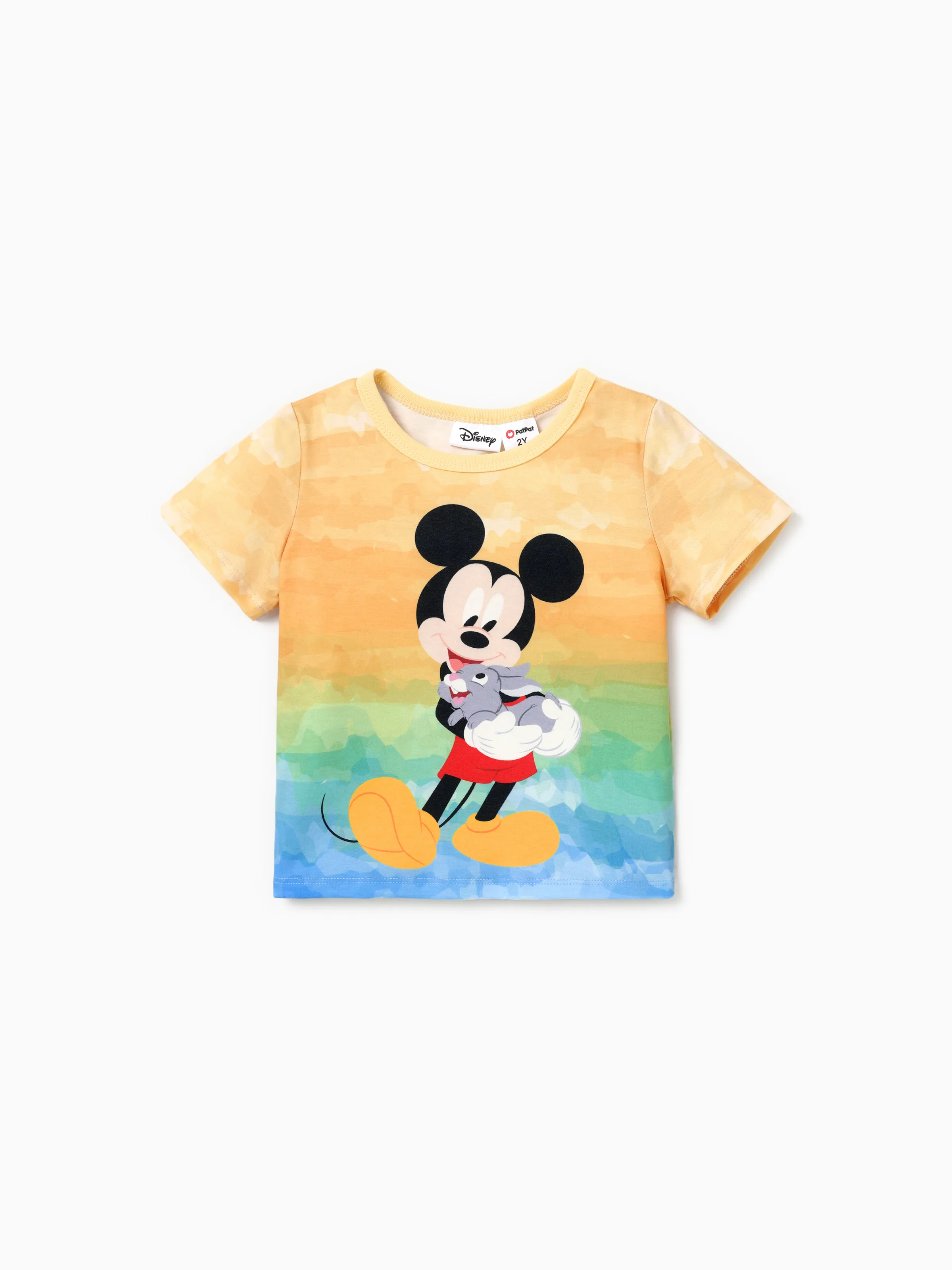 

Disney Mickey and Friends Toddler Girl/Boy Tye-dyed Colorful T-shirt