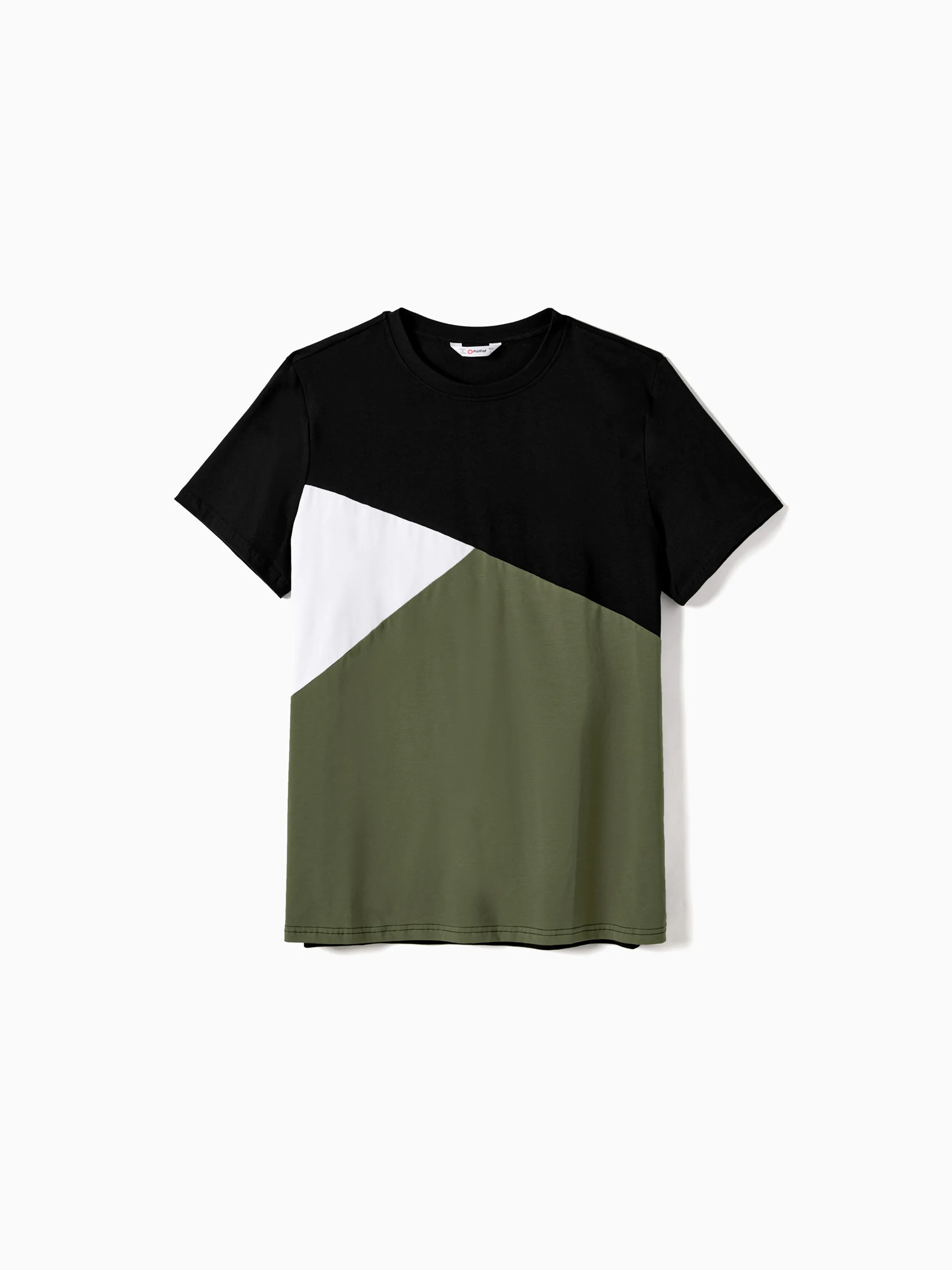 

Family Matching Sets Two Tone Short-sleeve Belted Co-ord Set or Color Block T-shirts