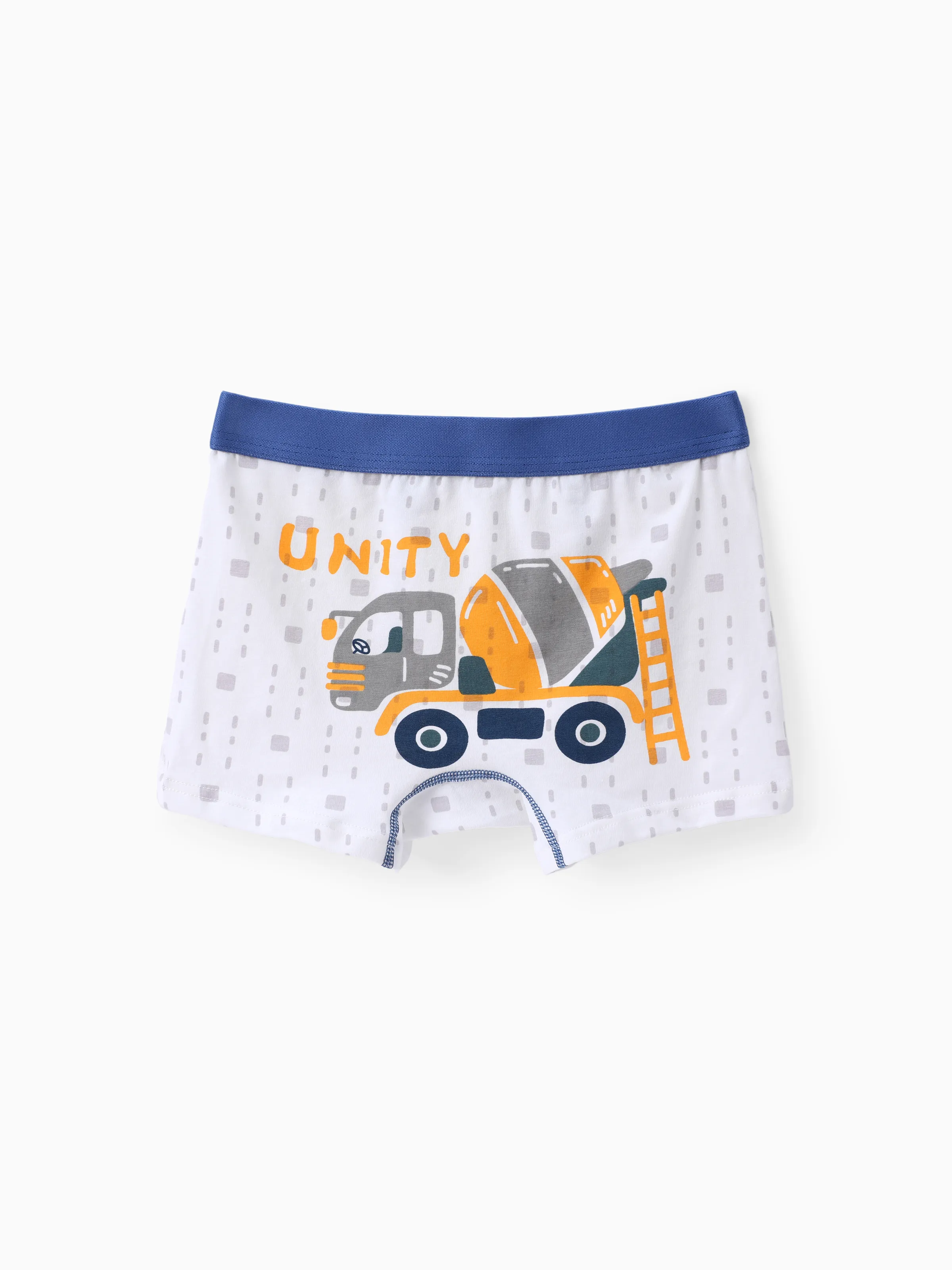 

Vehicle-themed Cotton Underwear for Boys - 1 Piece Tight Set