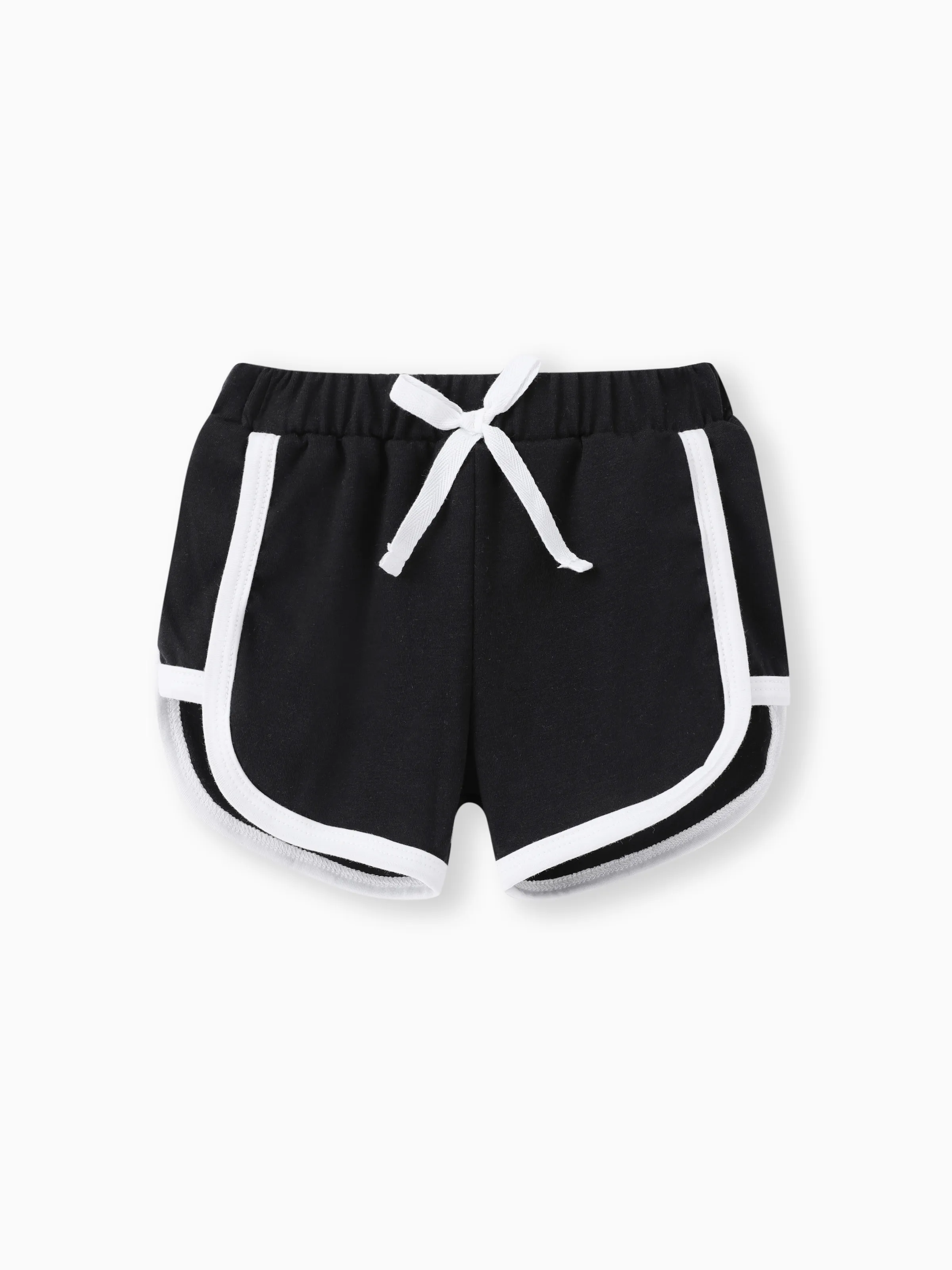 

Baby Girl Contrast Binding Dolphin Shorts