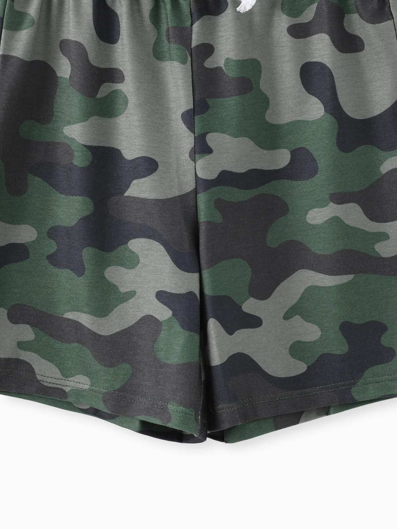 Black - Naia 2pcs Toddler/Kid Boy Pocket Design Short-sleeve Tee and Camouflage Print Shorts Set - image 8