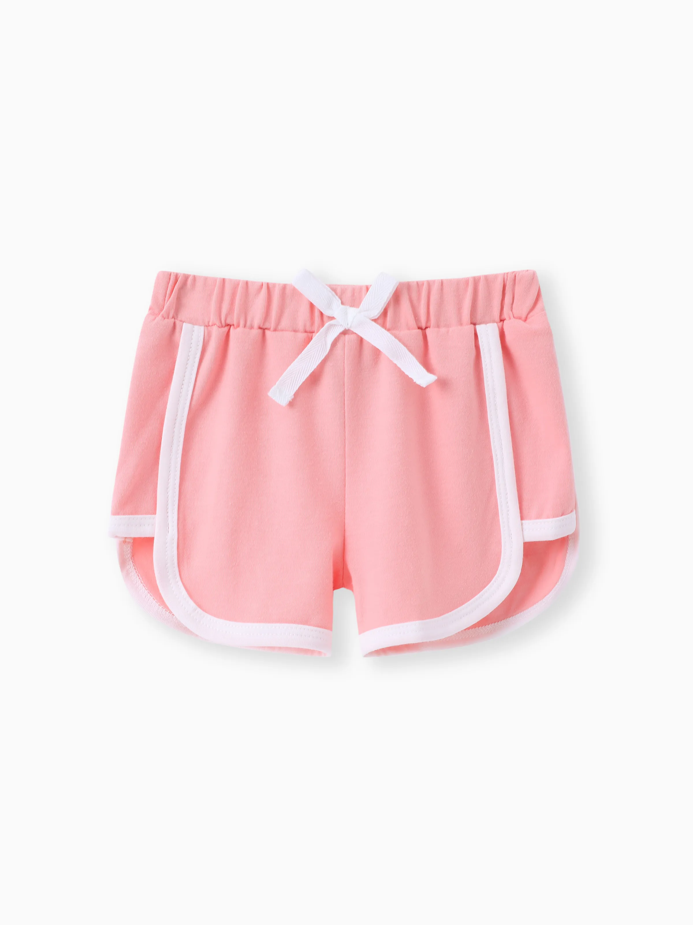 

Baby Girl Contrast Binding Dolphin Shorts