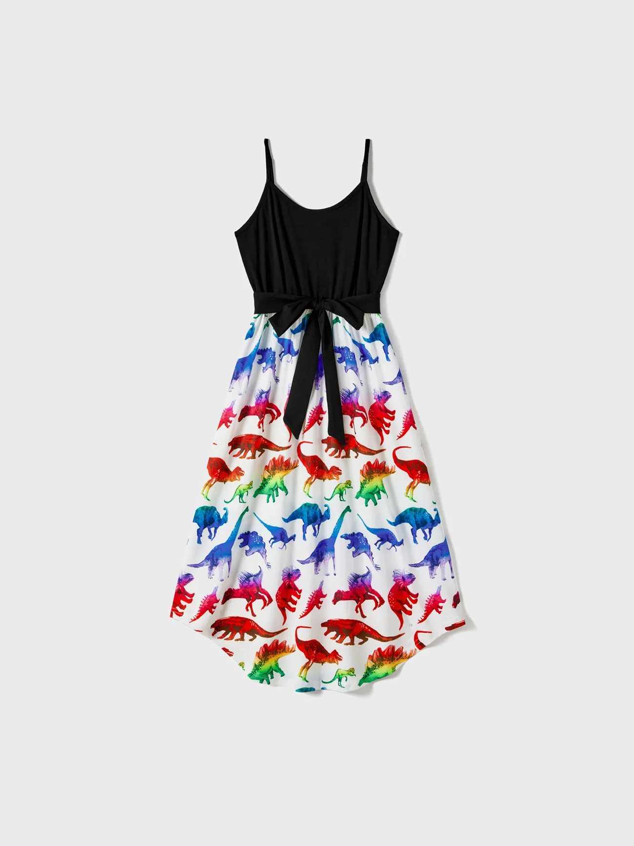 

Family Matching Dinosaur Print Belted Cami Dresses and Short-sleeve T-shirts Sets