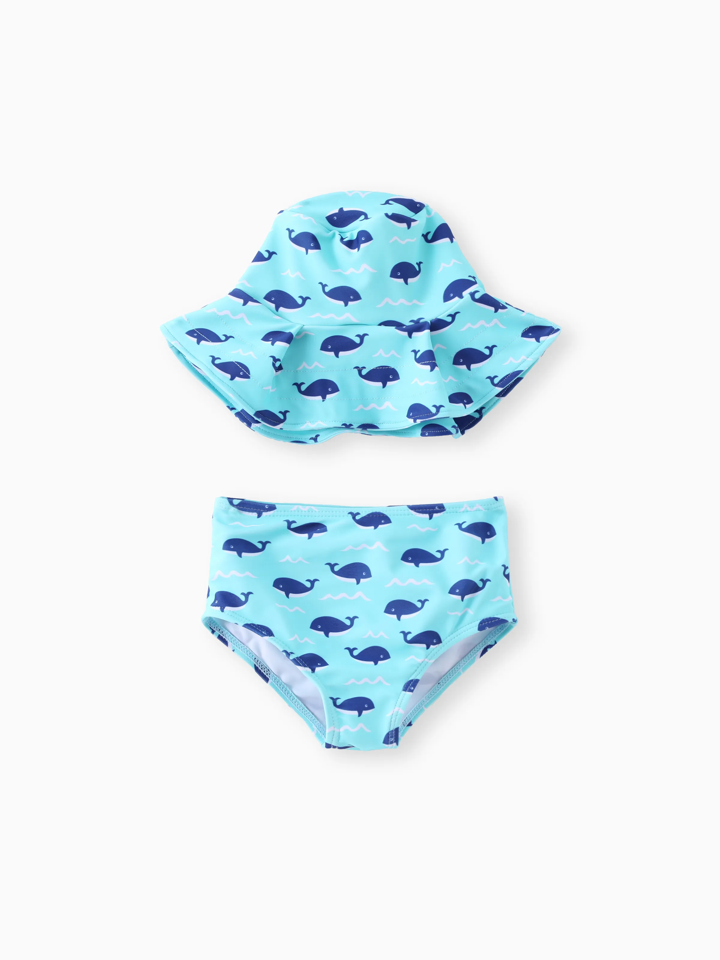 Childlike Marine Swimsuit Boy 2pcs Polyester Spandex