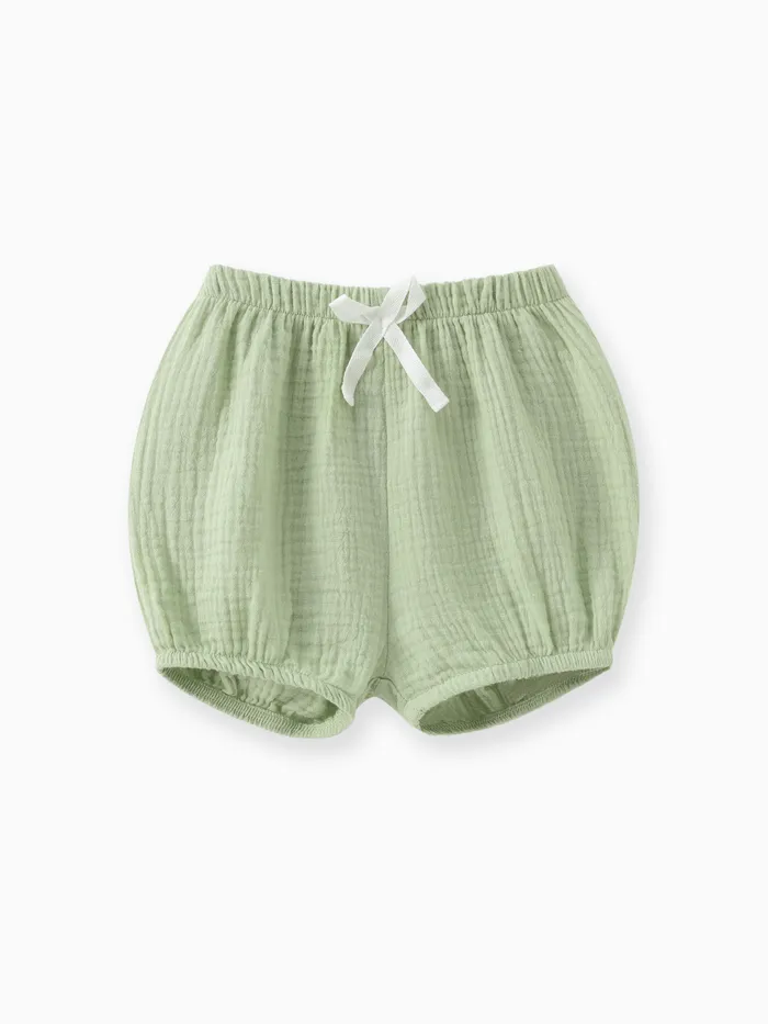 Bebé Unisex Básico Pantalones cortos