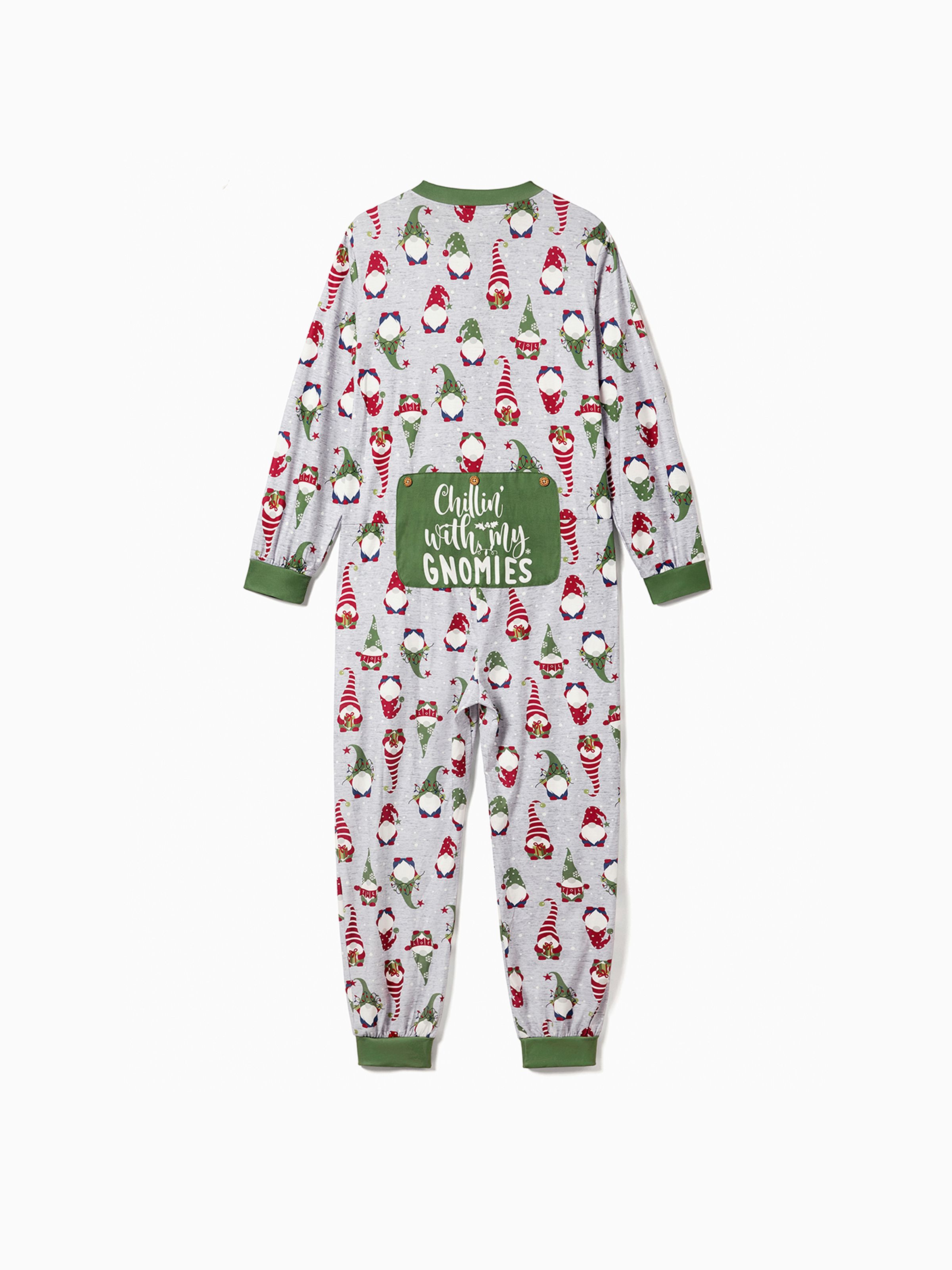 

Christmas Family Matching Gnome All-over Print Long-sleeve Romper Pajamas Sets(Flame resistant)