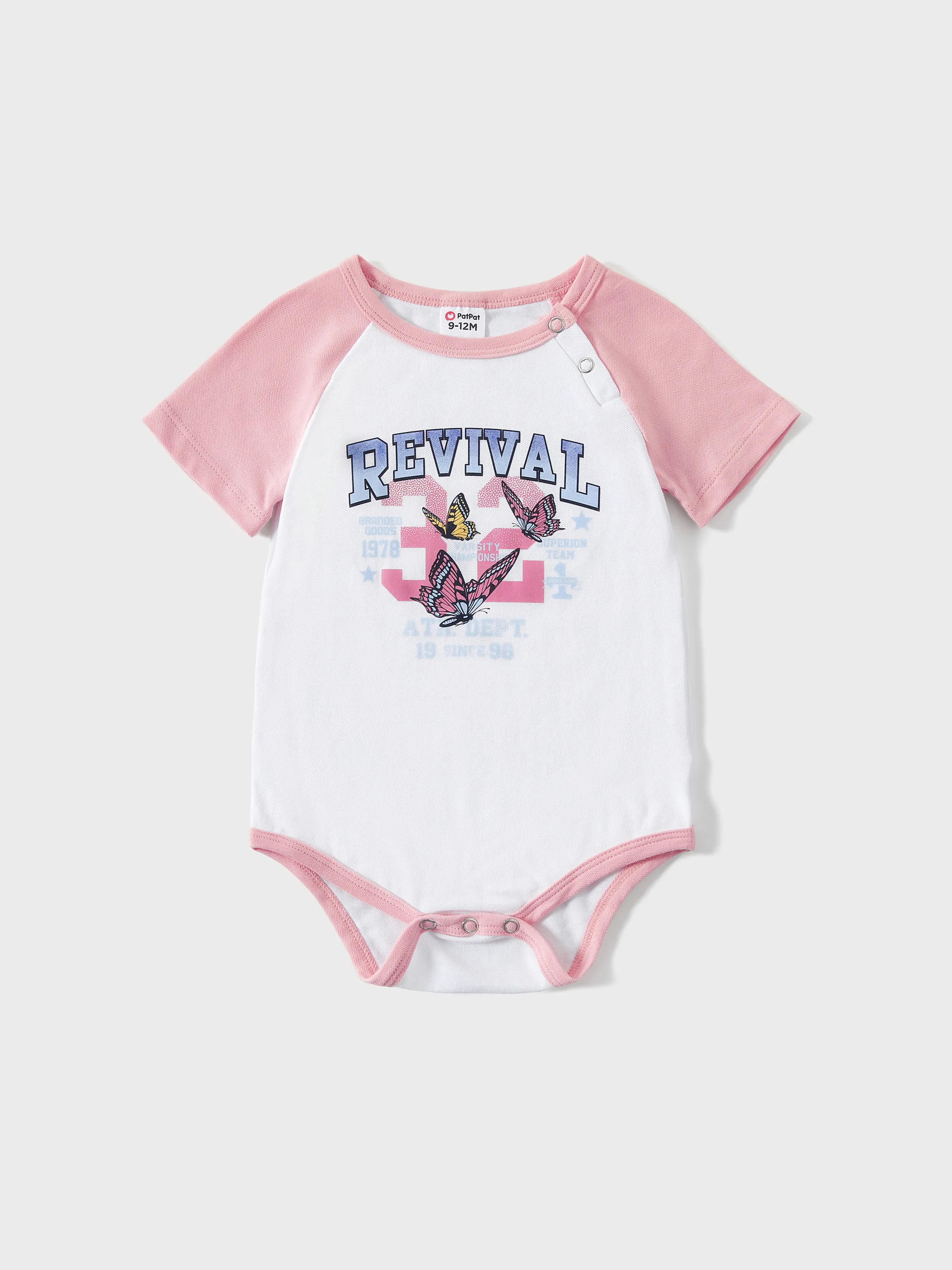 

Mommy and Me Cotton Butterfly Print Revival Graphic Tee