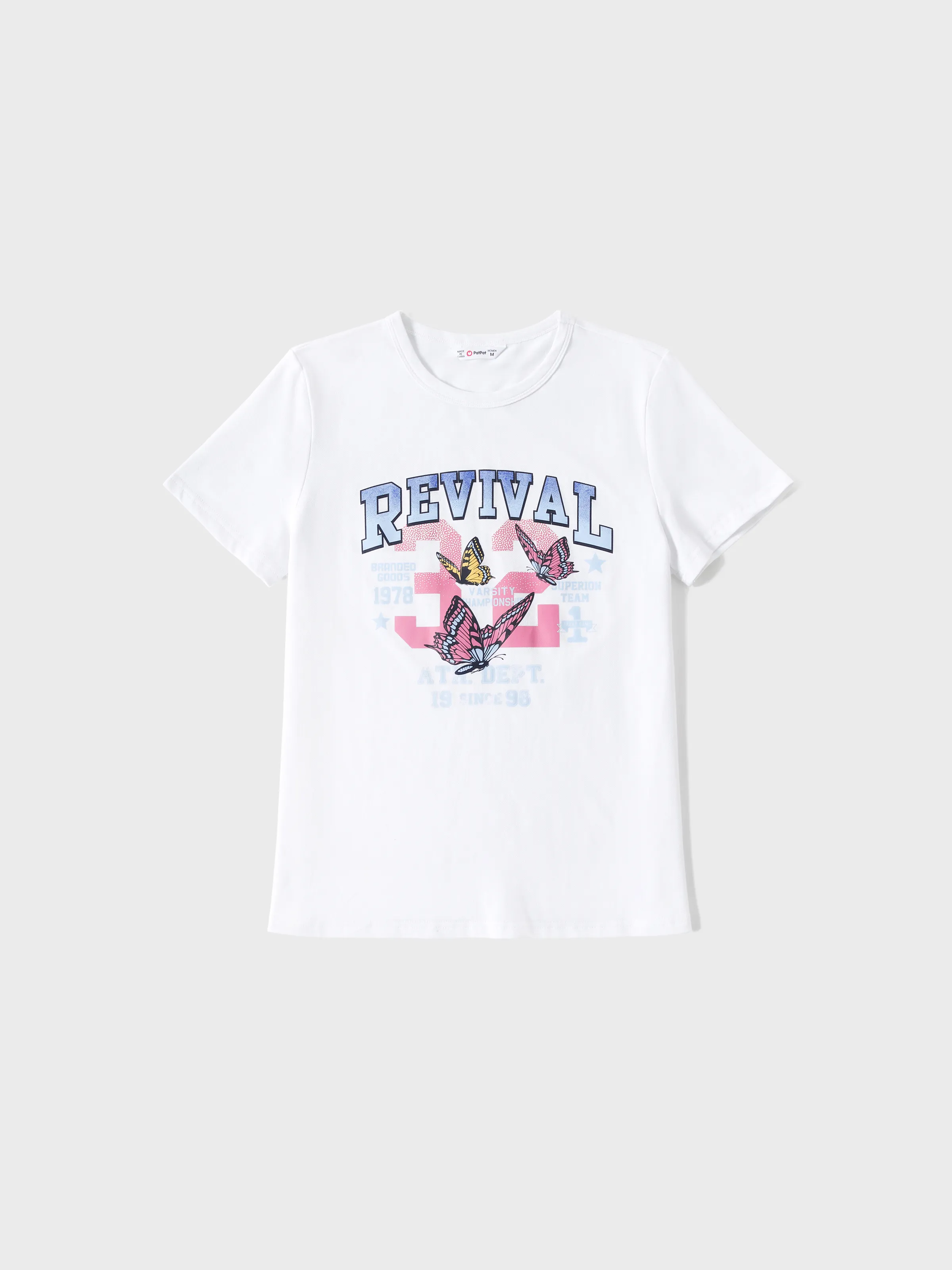 

Mommy and Me Cotton Butterfly Print Revival Graphic Tee