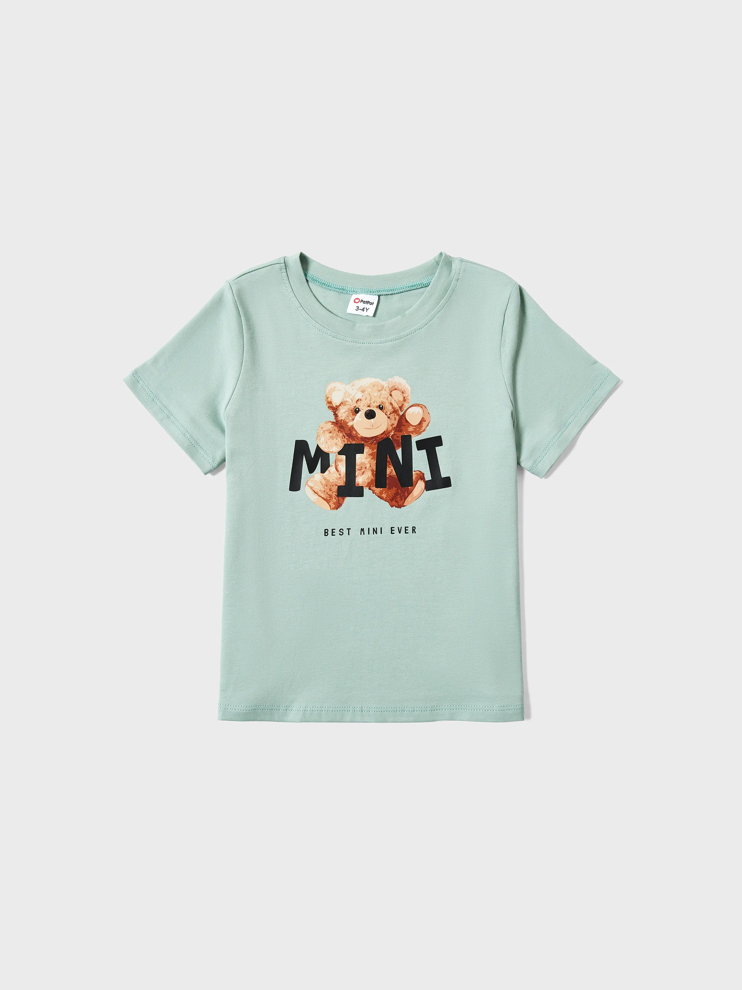 

Family Matching Multi Color Teddy Bear Cotton Graphic Tee