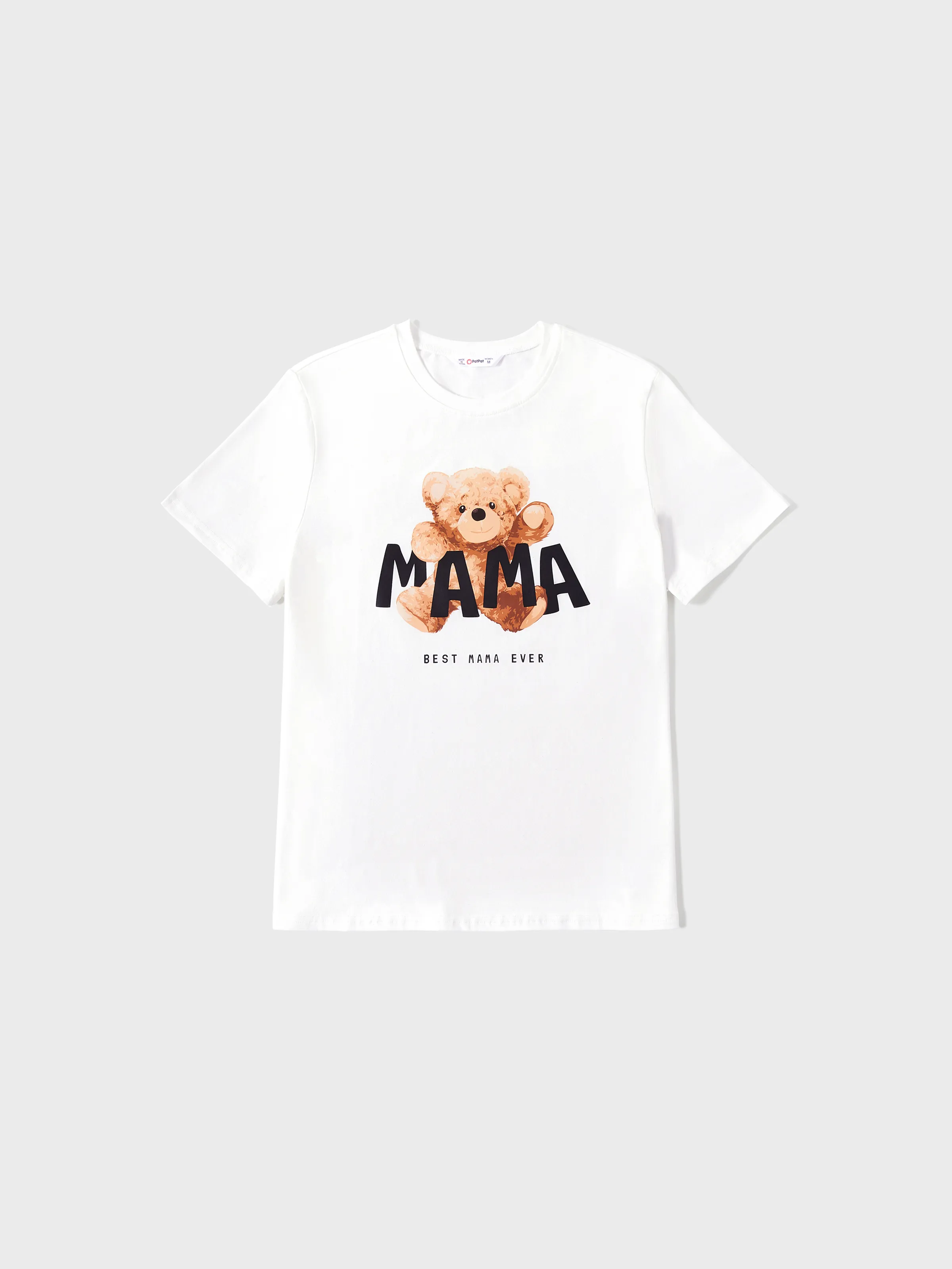 

Family Matching Multi Color Teddy Bear Cotton Graphic Tee