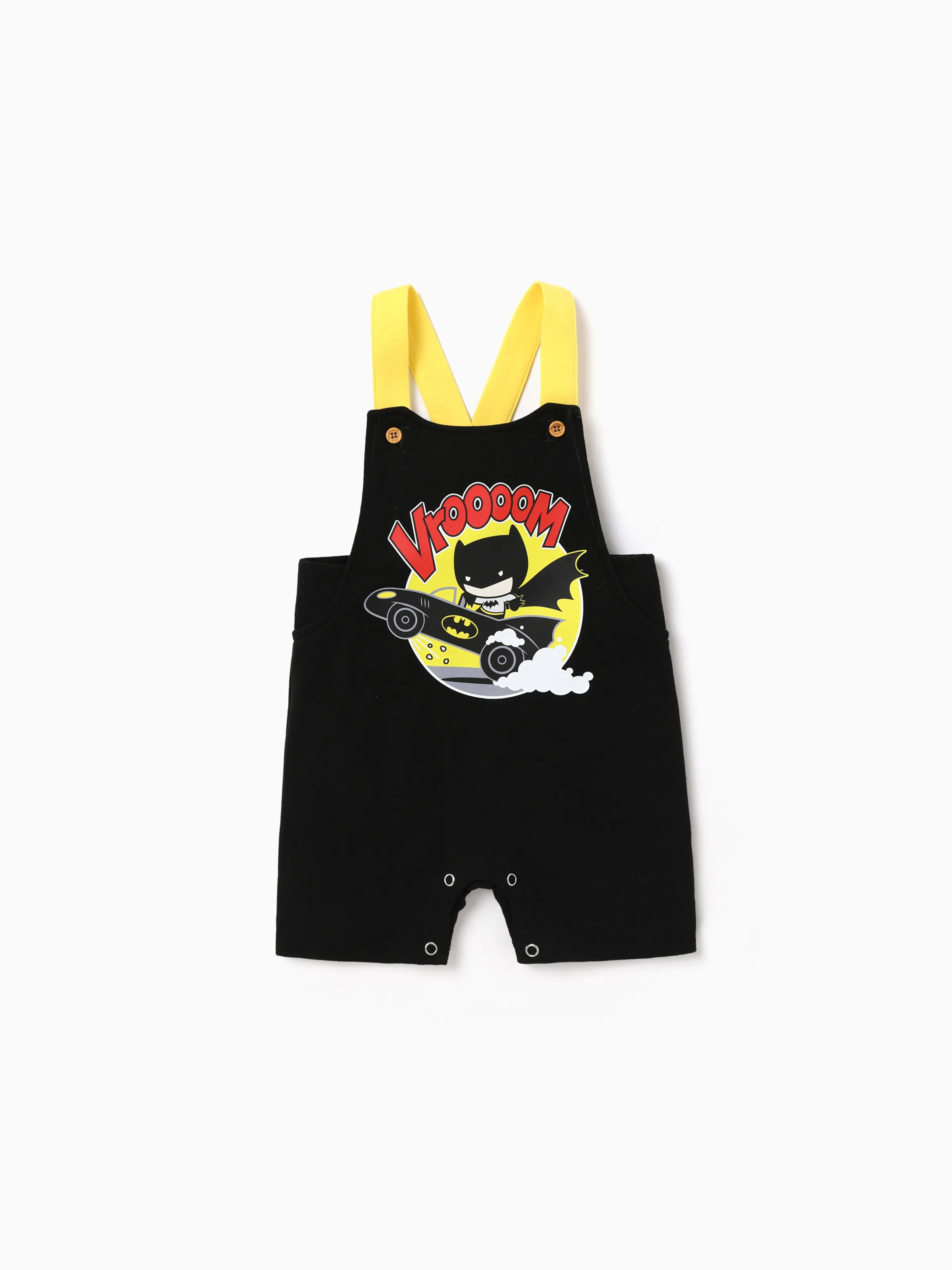 Justice League 1pc Baby Boys Character Print Overalls