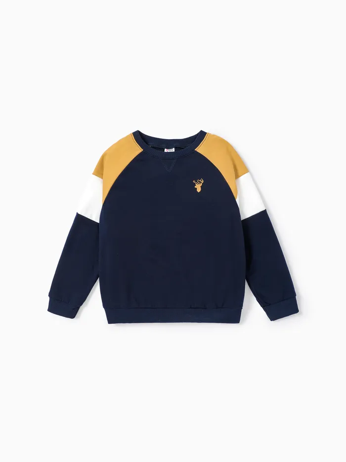 Kid Boy Colorblock Sweatshirt