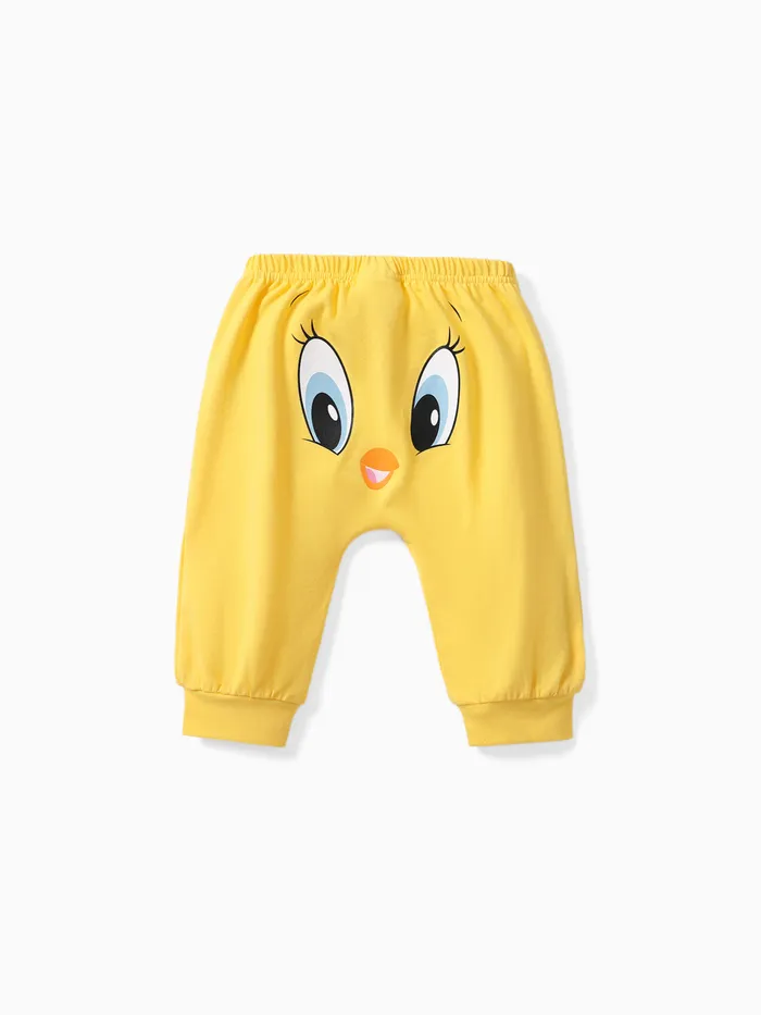 Looney Tunes 男嬰/女嬰卡通動物印花棉質運動褲