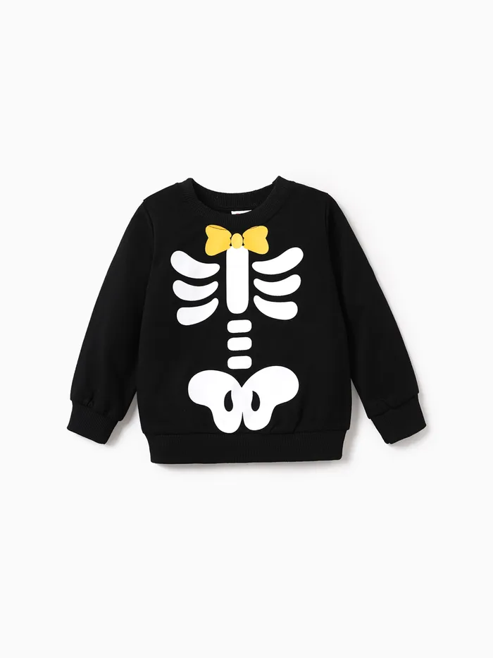 Toddler Girl/Boy Halloween Pattern Sweatshirt