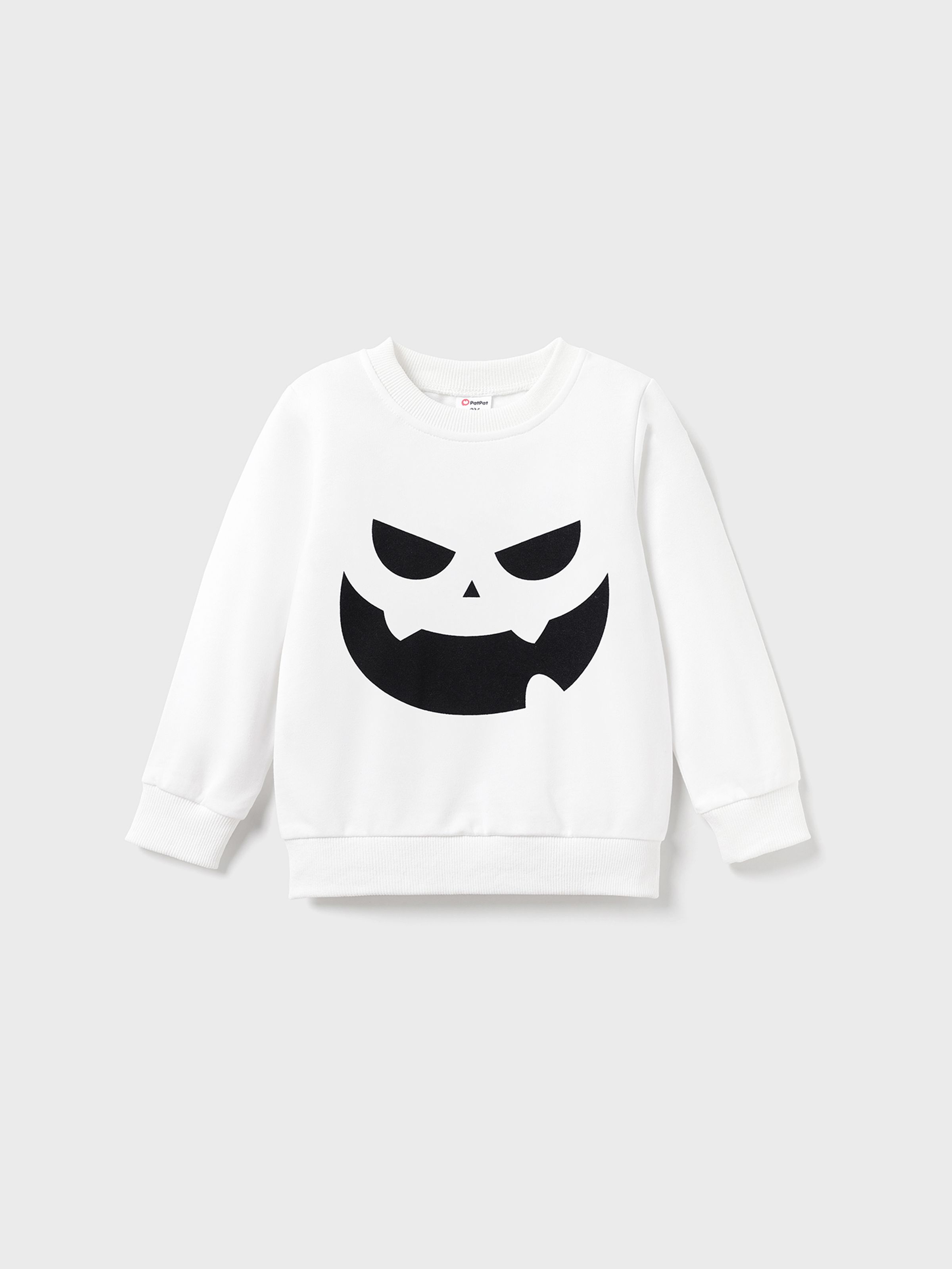 Sudadera con patrón de Halloween para niña pequeña / niño