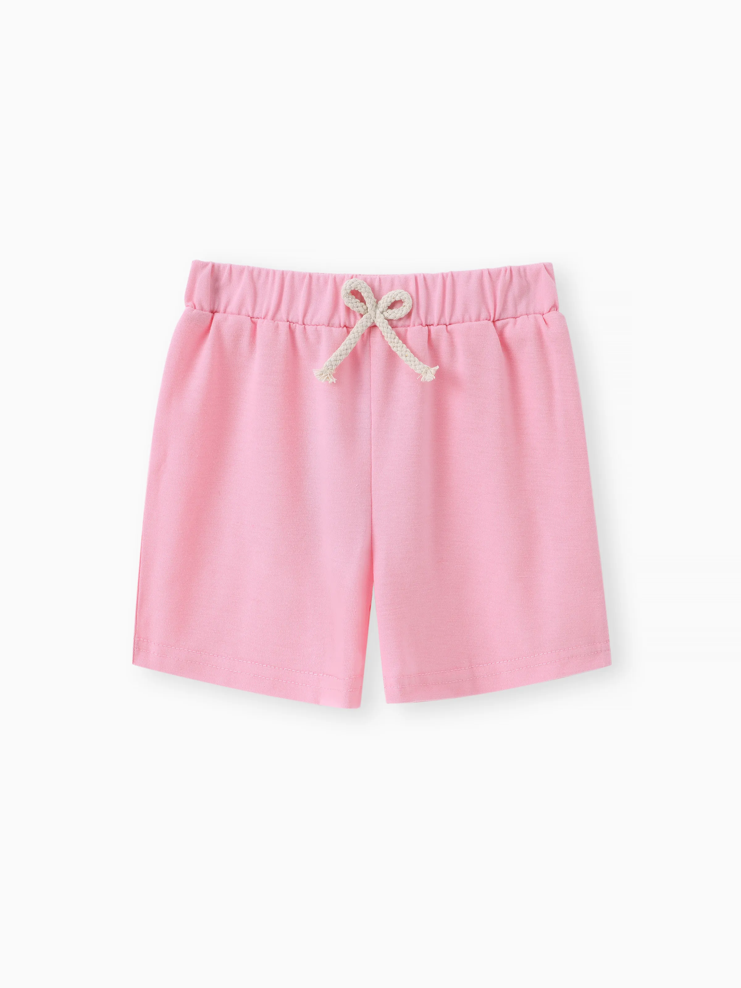 pantalones cortos sólidos básicos para niño niña/niño