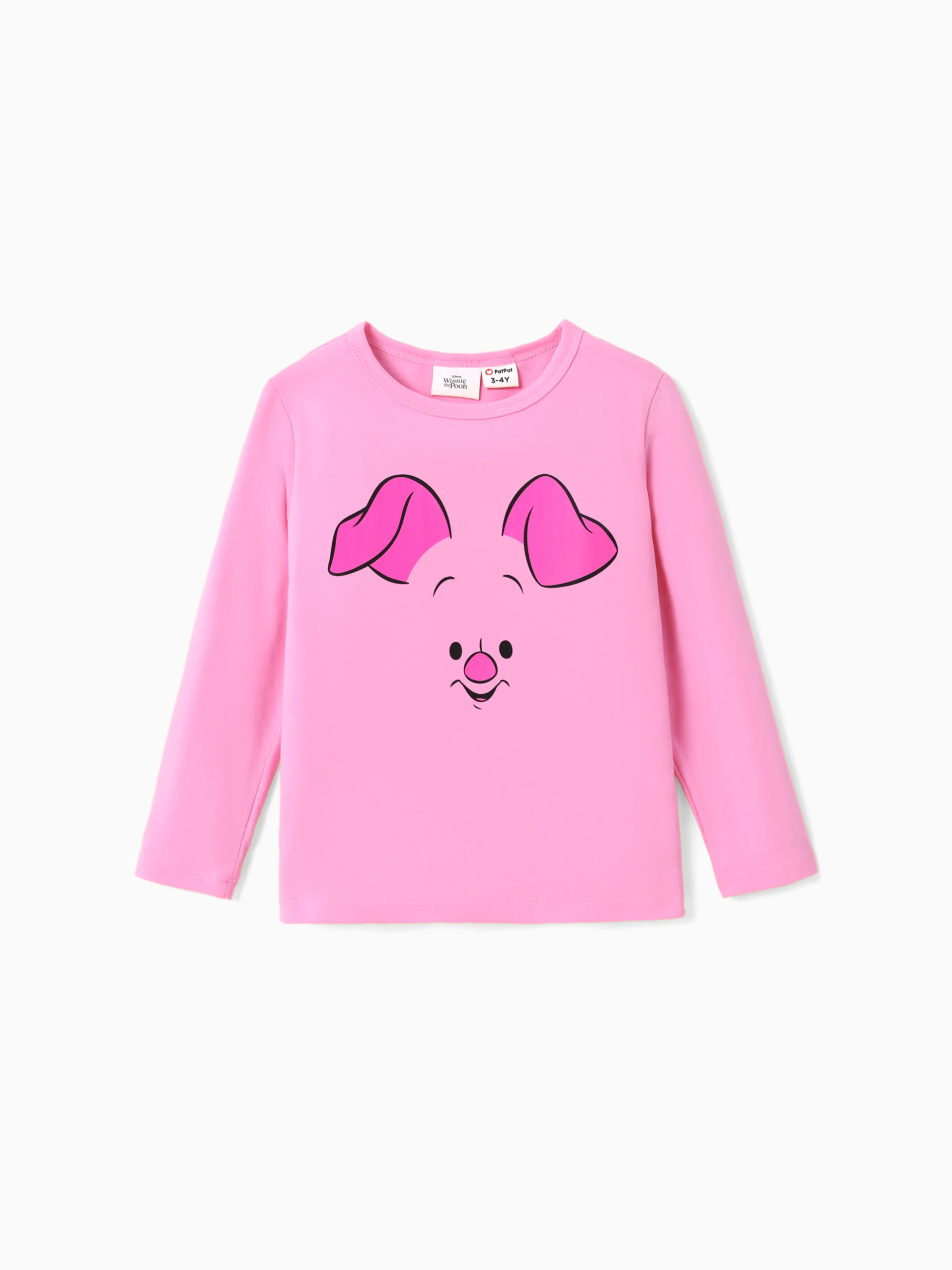 

Disney Winnie the Pooh Toddler Boys/Girls Cute Characters Emoji Long Sleeve T-Shirt