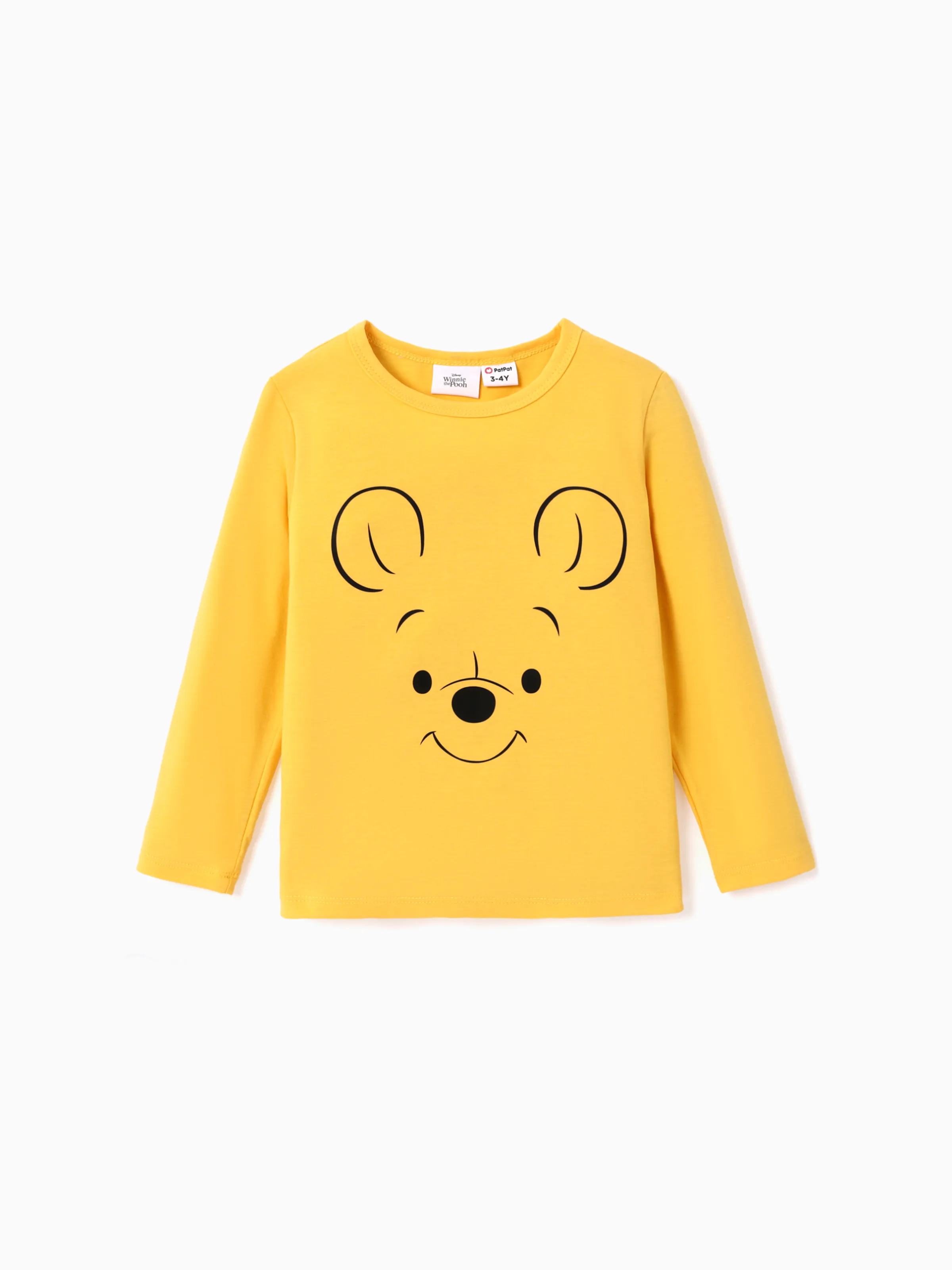 

Disney Winnie the Pooh Toddler Boys/Girls Cute Characters Emoji Long Sleeve T-Shirt