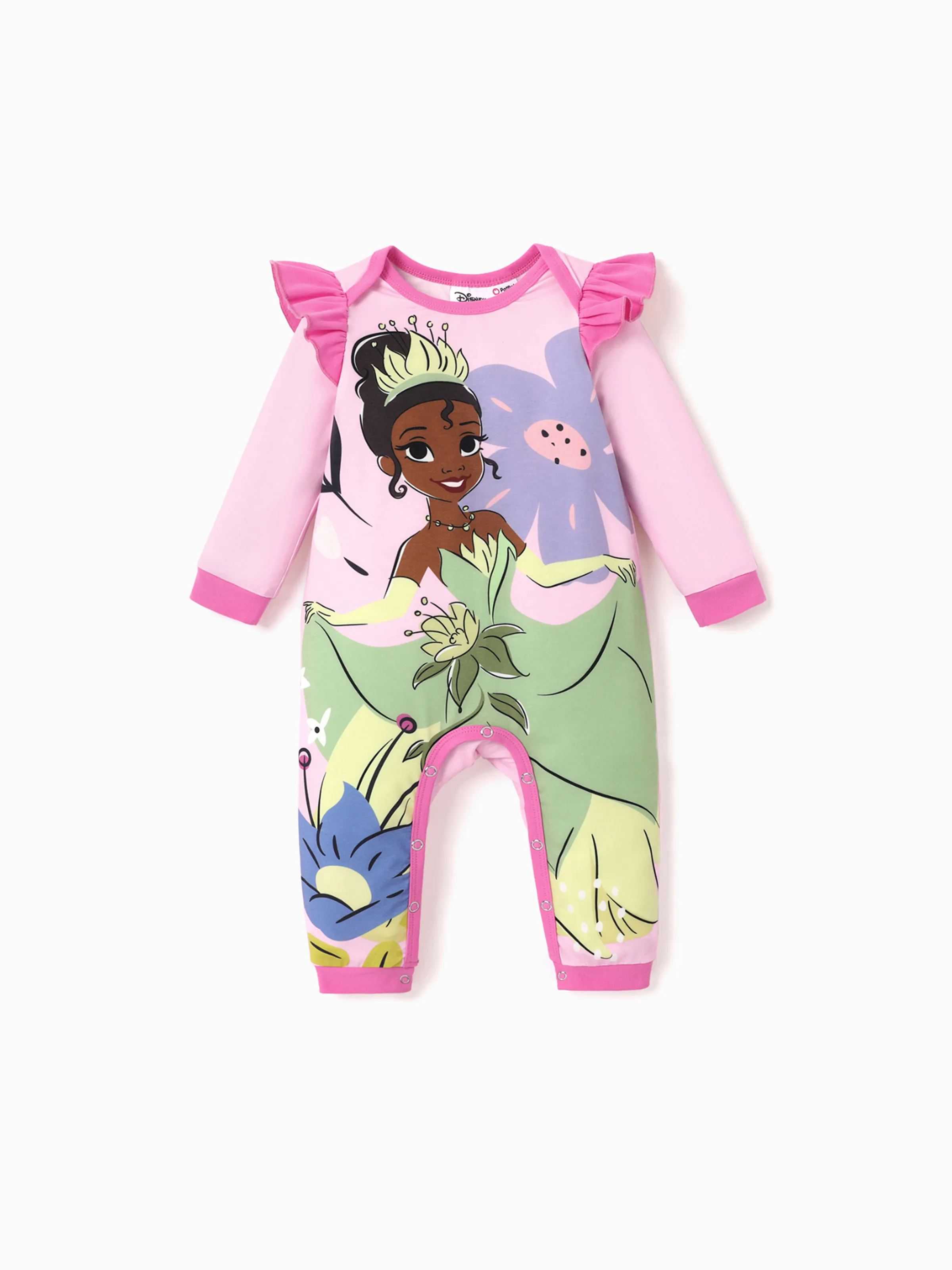 

Disney Princess Baby Girl Naia™ Character Print Ruffled Long-sleeve Jumpsuit