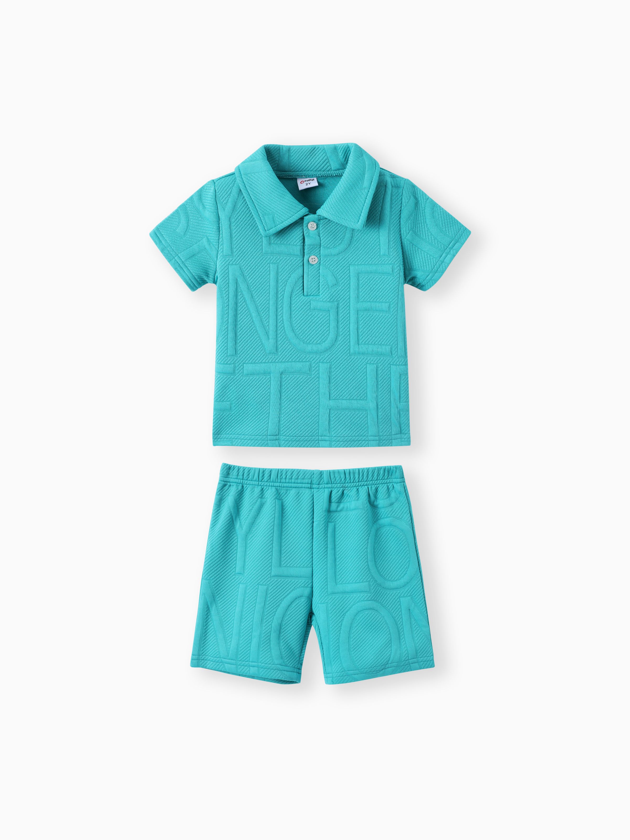 

Boy's 2pcs Polyester Polo Set - Solid Color Shirt Collar Toddler's Avant-garde