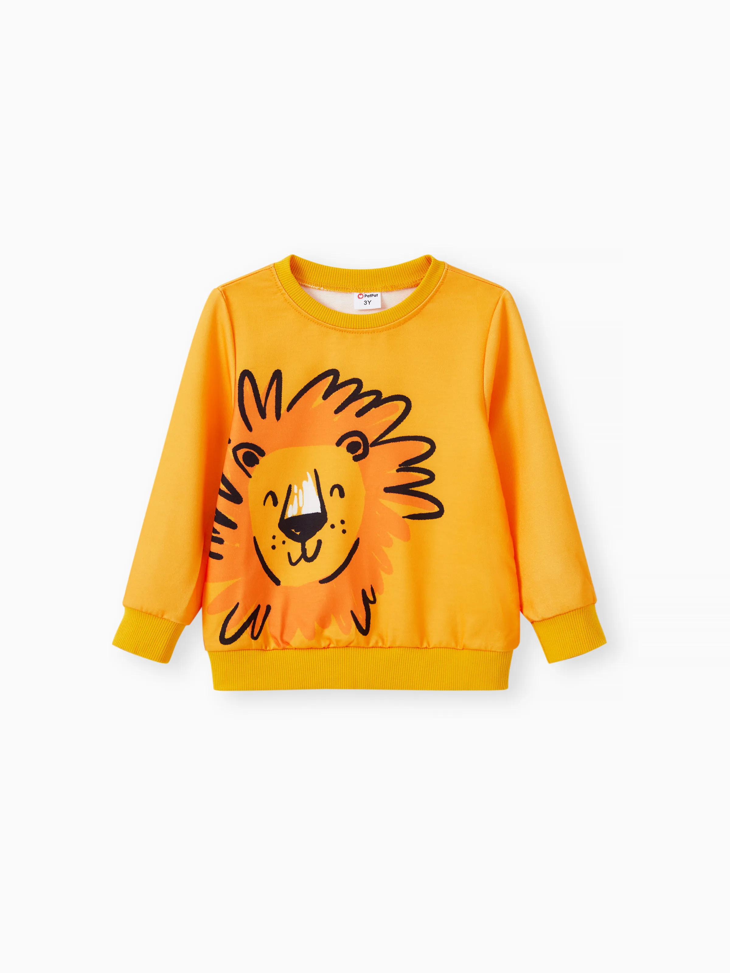 Enfant en bas âge Garçon Enfantin Lion Sweat-shirt