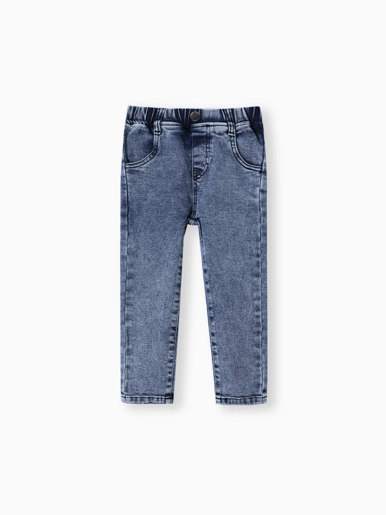 Toddler Boy Casual Elasticized Denim Jeans