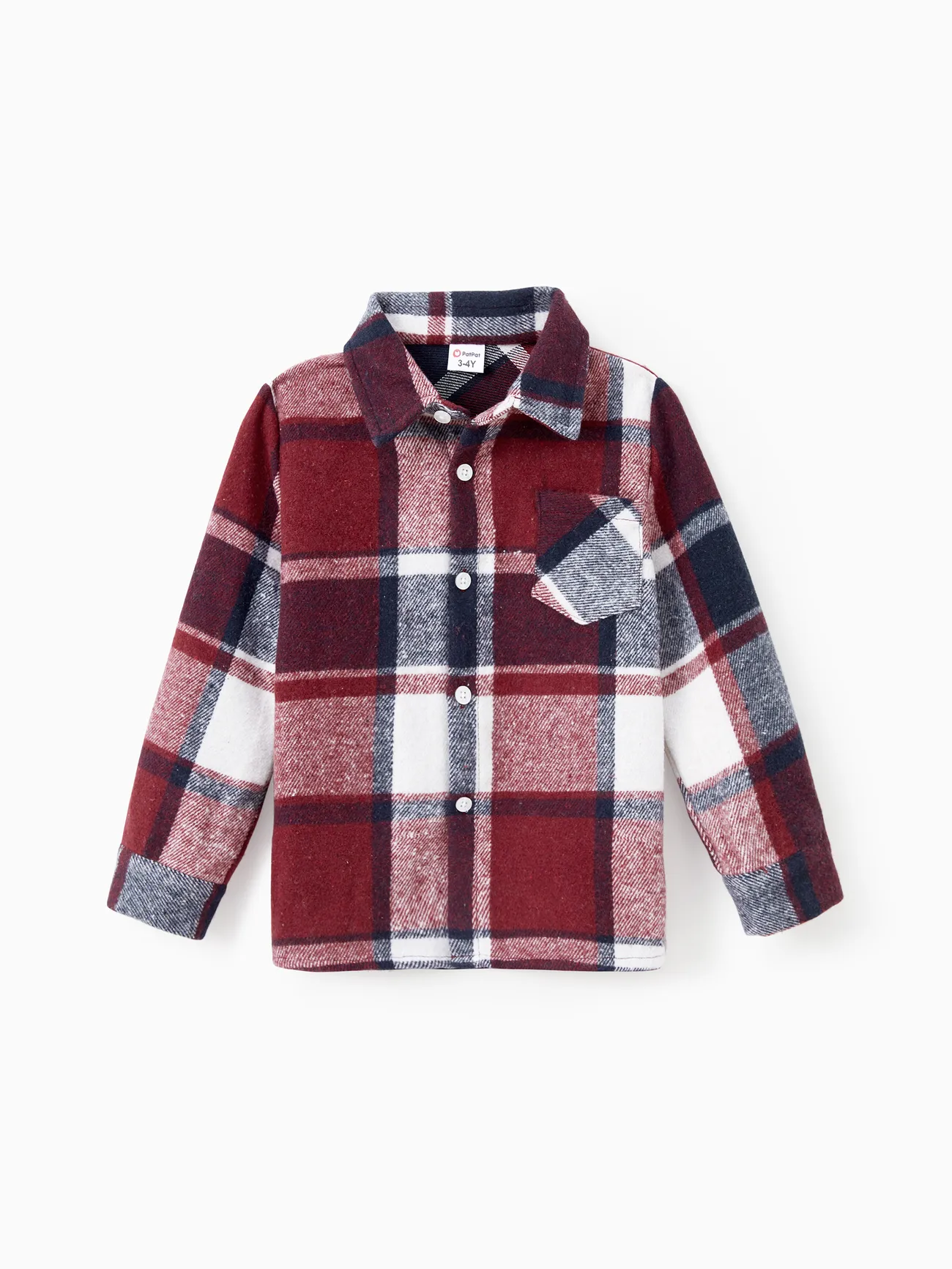 

Family Matching Casual Long Sleeve Plaid Design Shirts and Knit Splicing Belted Dresses Sets