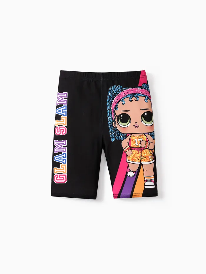 Lol. Überraschung! Kind Mädchen umweltfreundliche Rpet-Stoff-Leggings-Shorts mit Charakterdruck