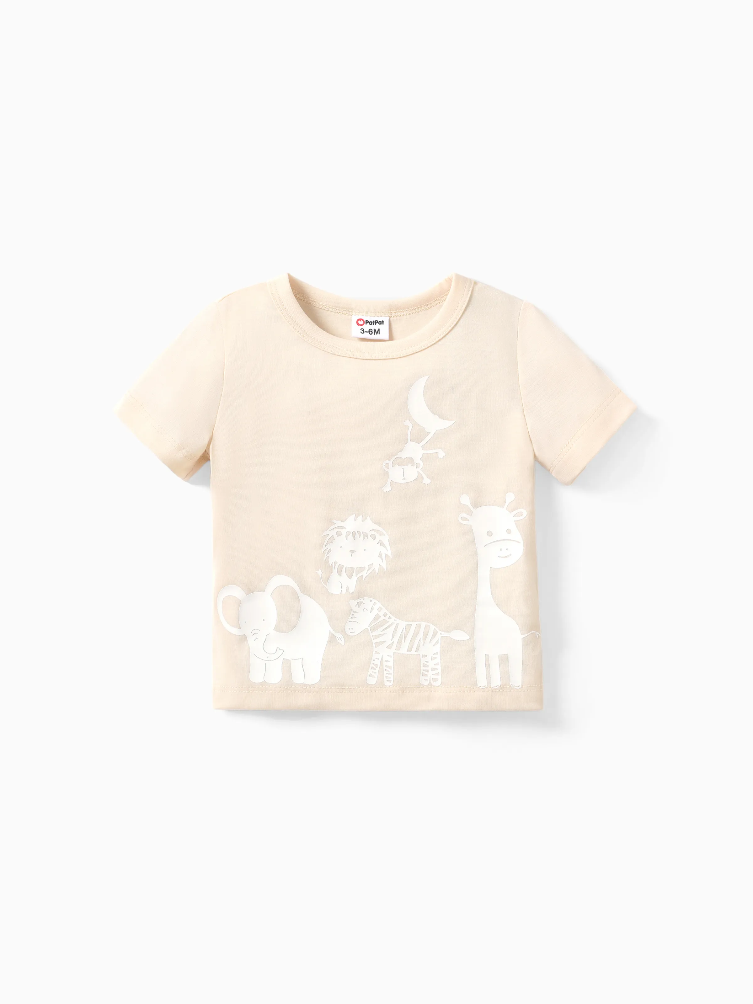 

Baby Girl/Boy Childlike Animal Pattern Tee