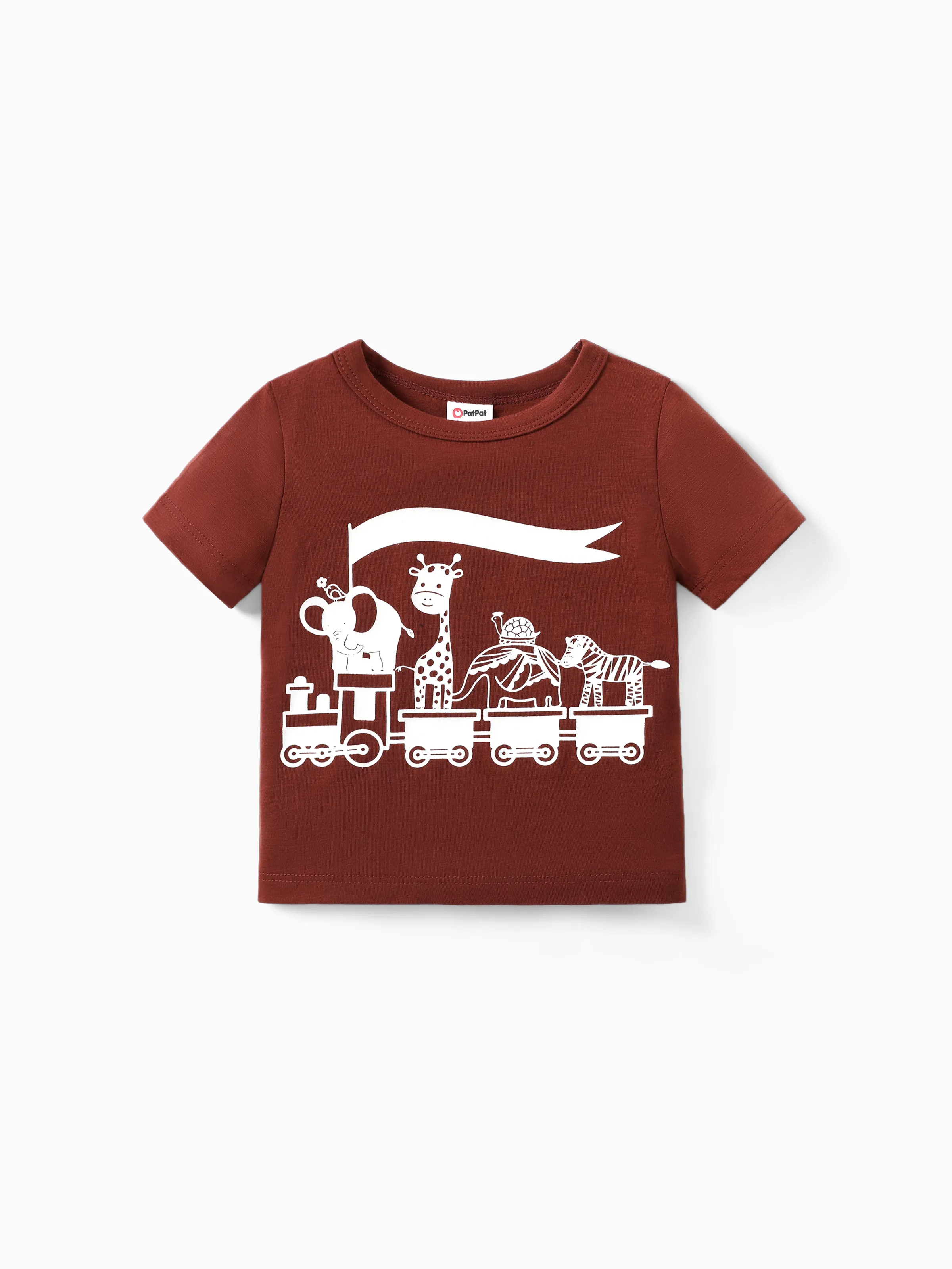 

Baby Girl/Boy Childlike Animal Pattern Tee