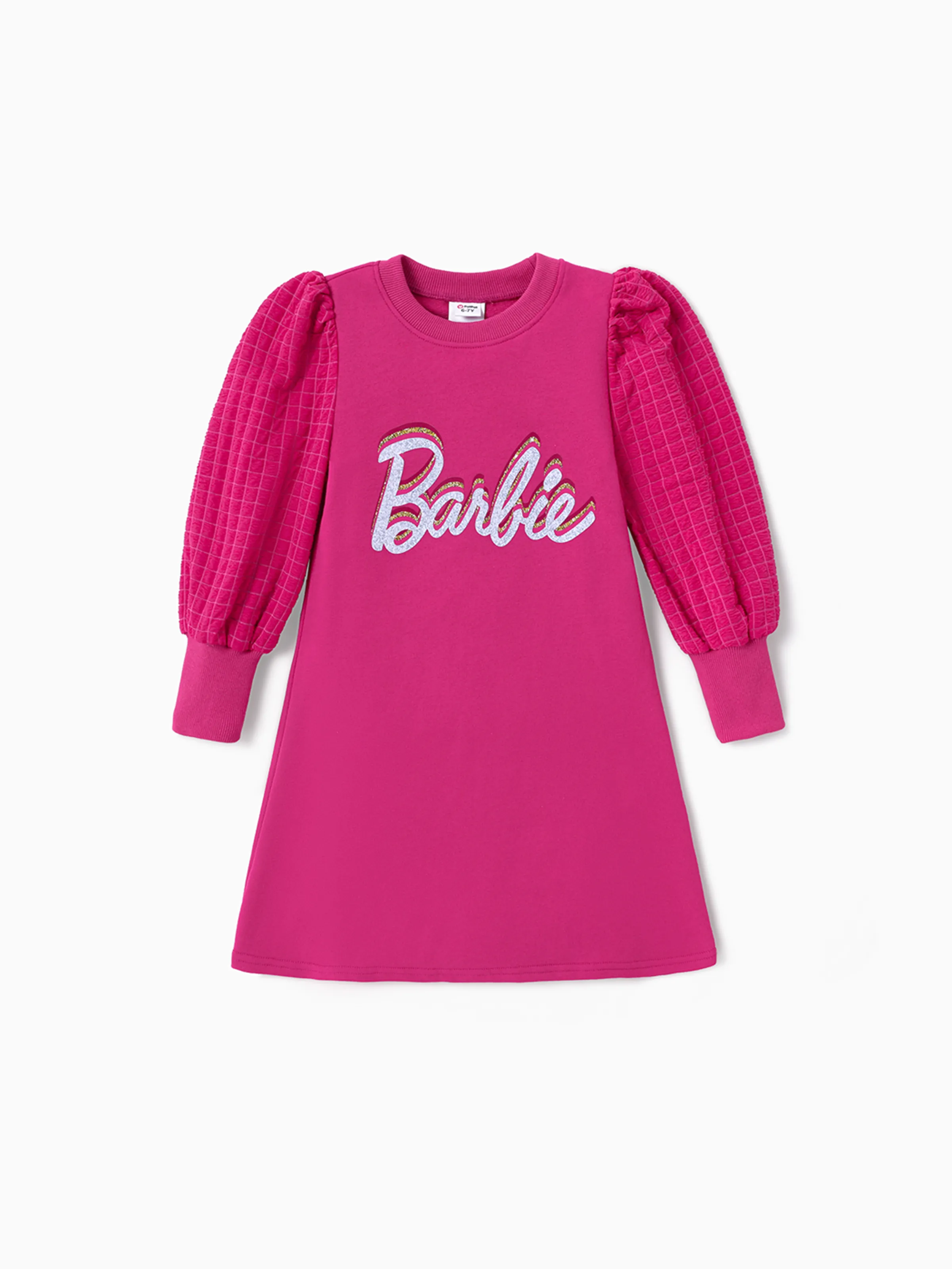 Barbie Enfants Fille Manche bouffante Lettre Robes