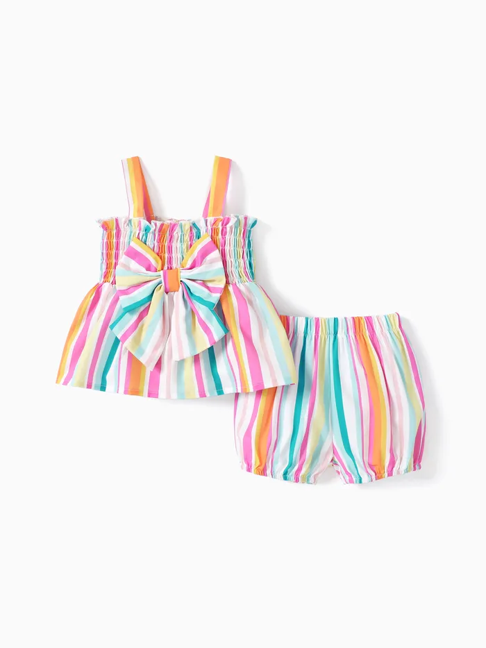 Sweet Girl’s 2pc Stripe Baby Set - Conception 3D Hyper-Tactile