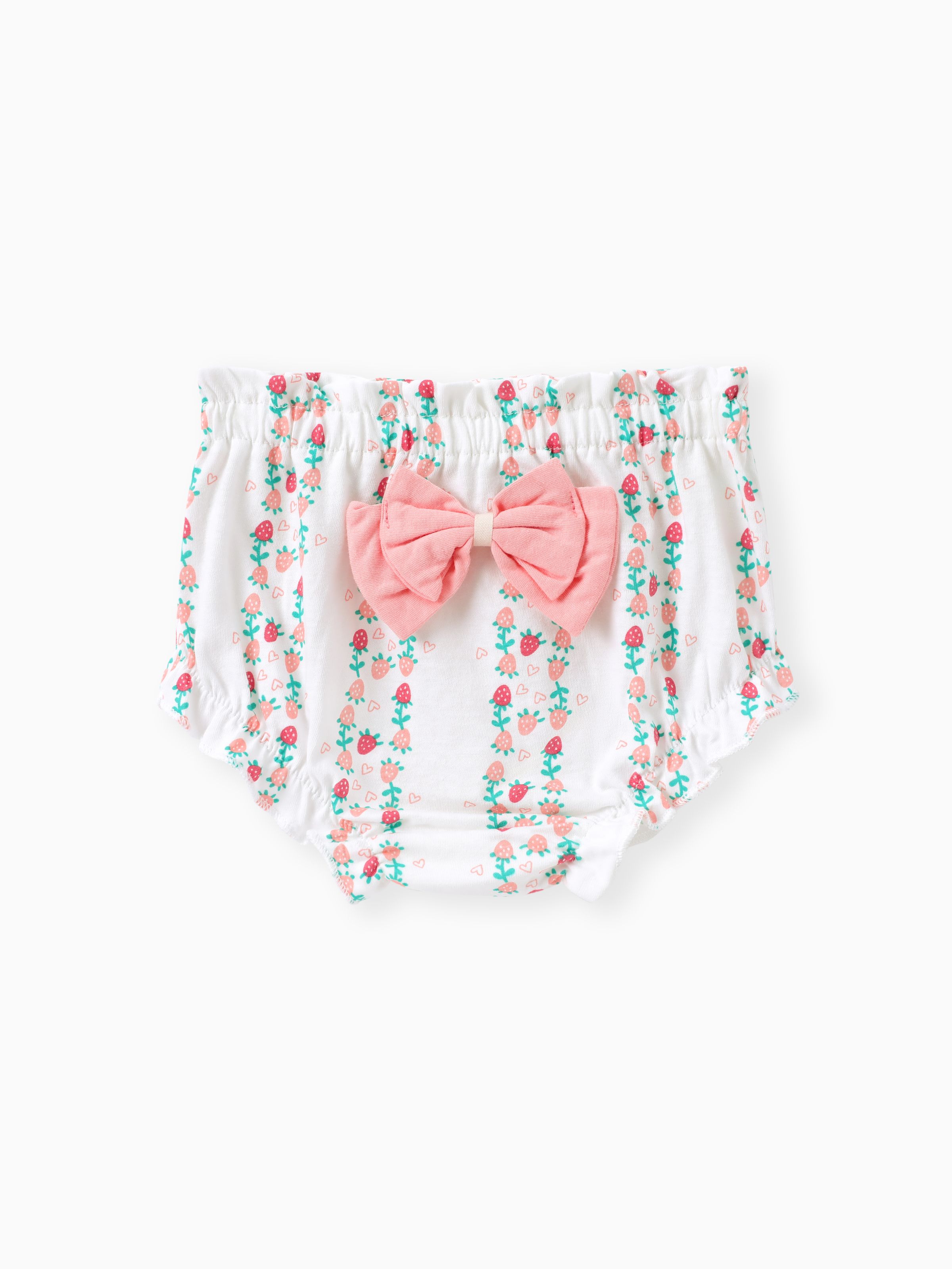 

Kids Girl Childlike Strawberry Pattern Underwear