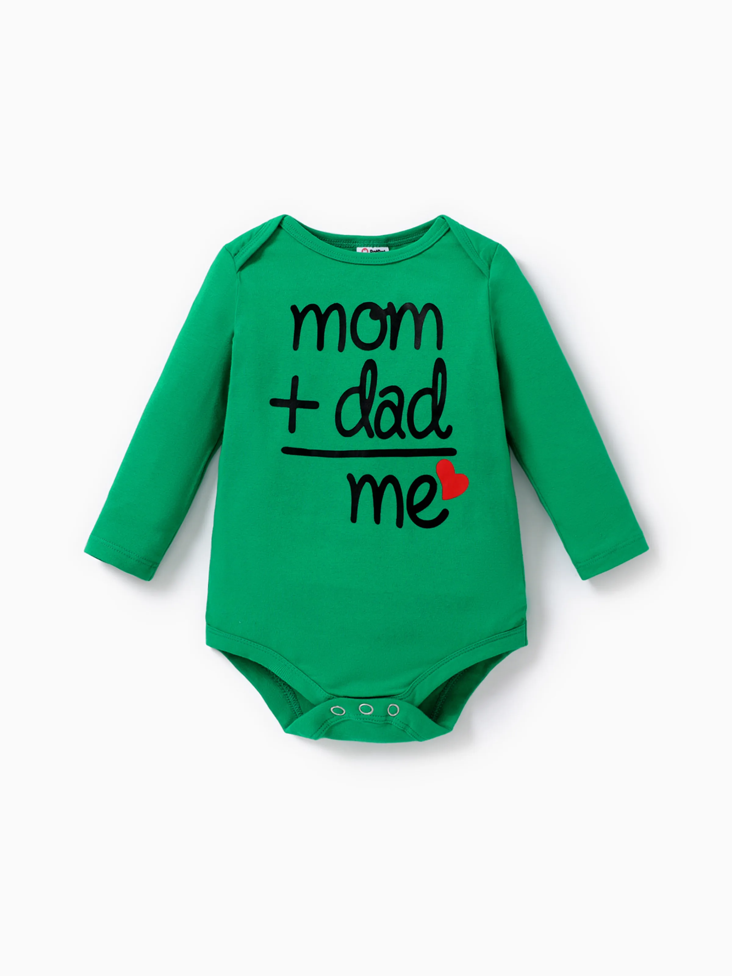 

Baby Boy/Girl Cotton Long-sleeve Letter Print Romper