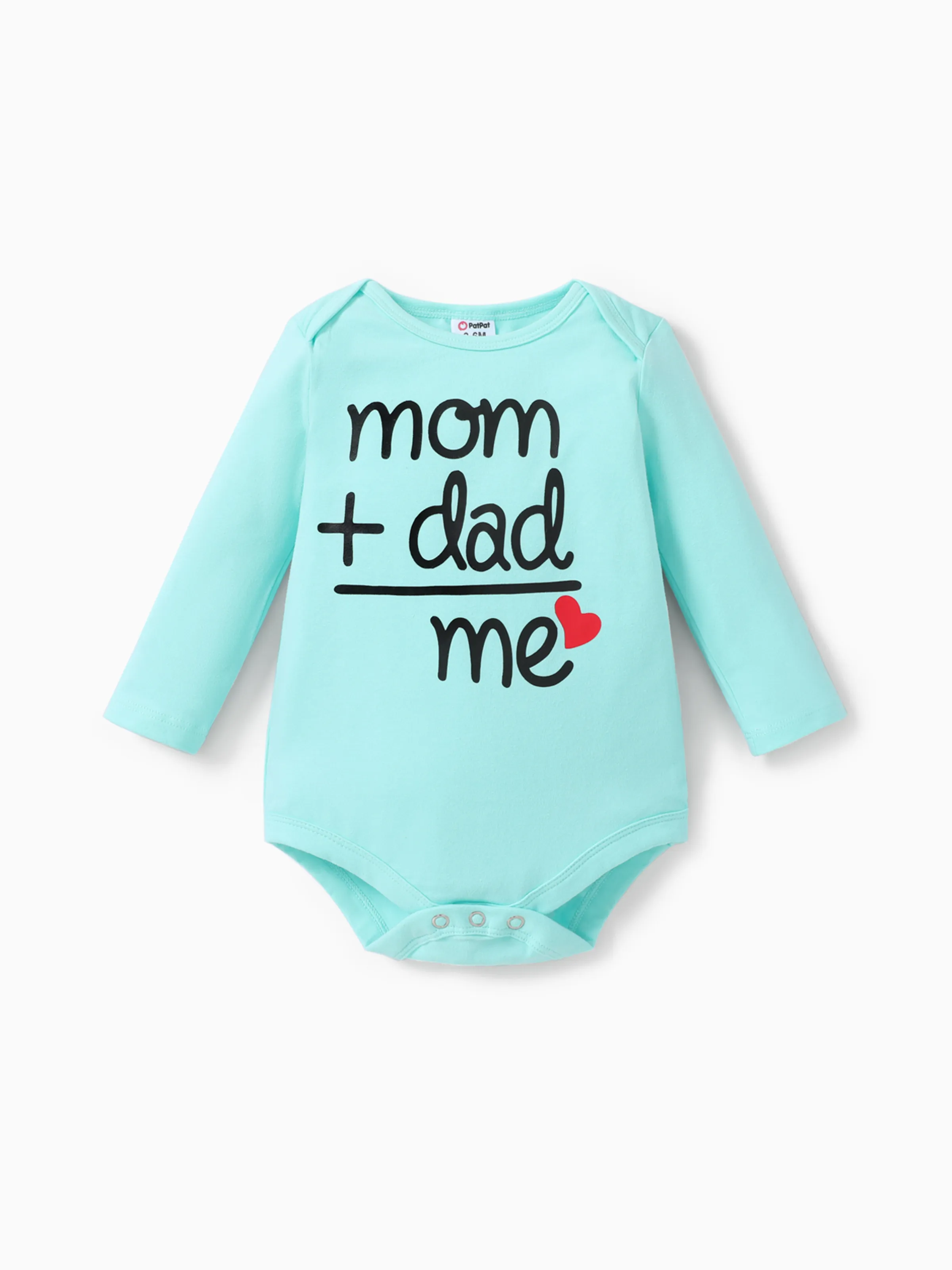 

Baby Boy/Girl Cotton Long-sleeve Letter Print Romper