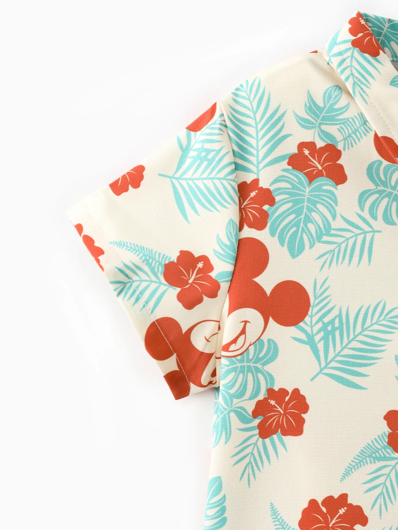 Boy - Disney Mickey Shirts & Dresses for Family (Floral Allover Print, Hollow-out Dresses ) - Multi-color - image 20