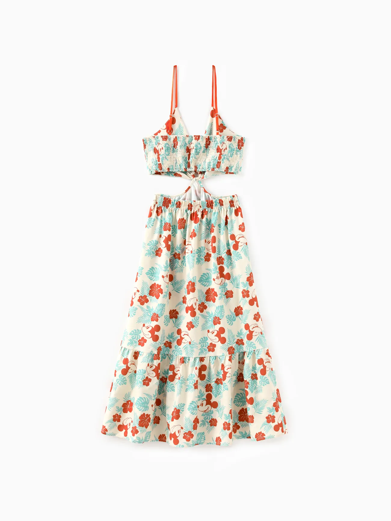 Women - Disney Mickey Shirts & Dresses for Family (Floral Allover Print, Hollow-out Dresses ) - Multi-color - image 3