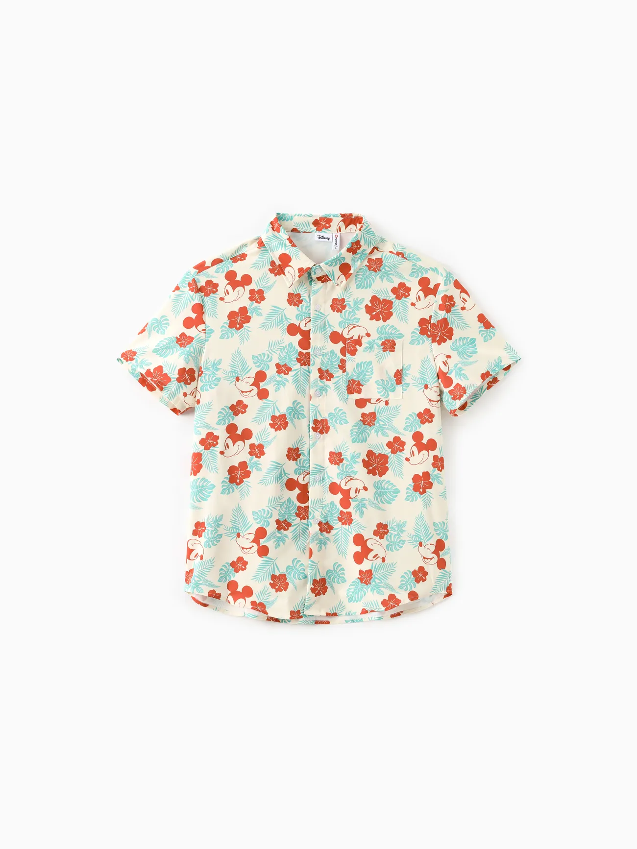 Men - Disney Mickey Shirts & Dresses for Family (Floral Allover Print, Hollow-out Dresses ) - Multi-color - image 23