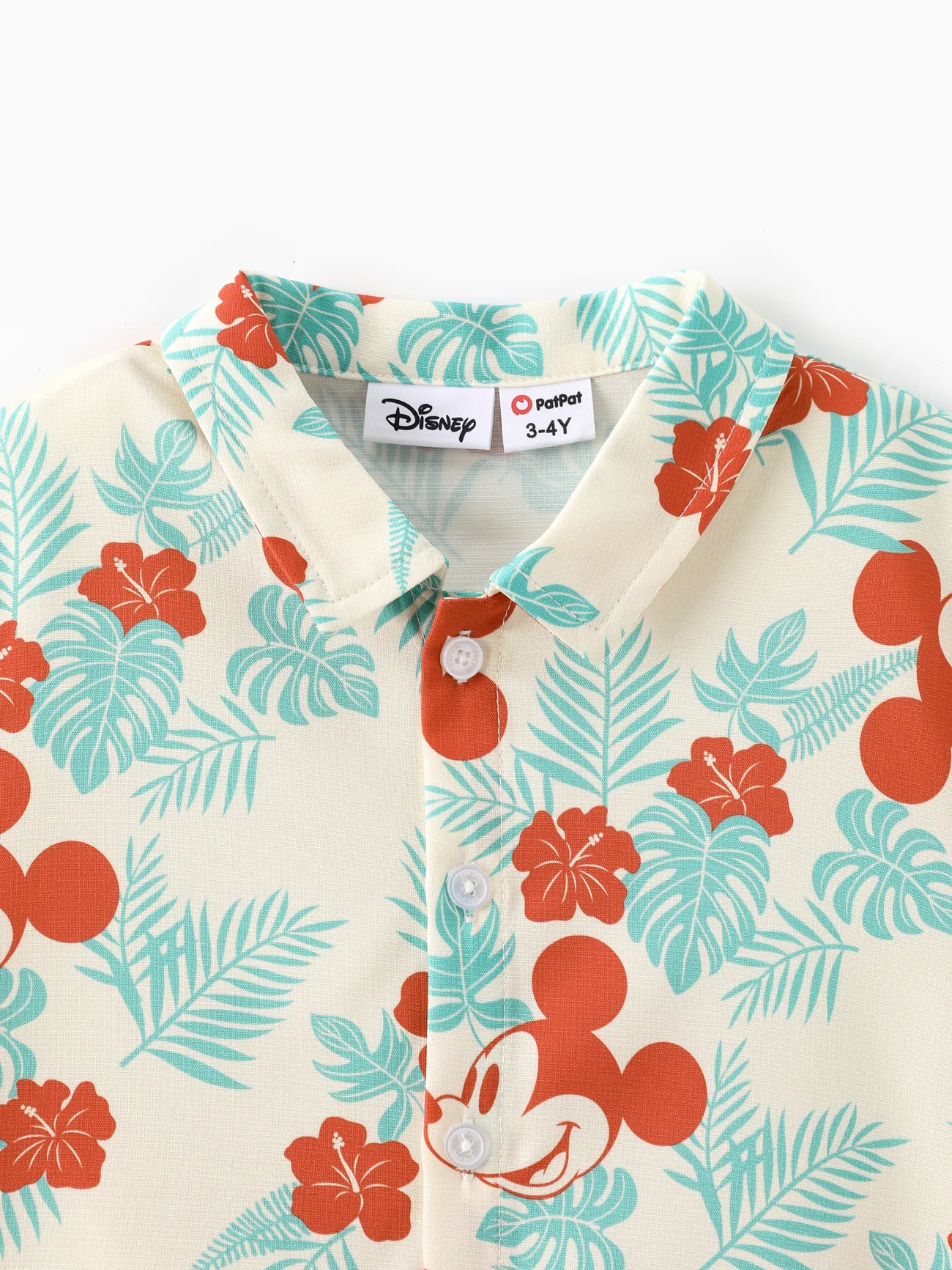 Boy - Disney Mickey Shirts & Dresses for Family (Floral Allover Print, Hollow-out Dresses ) - Multi-color - image 19