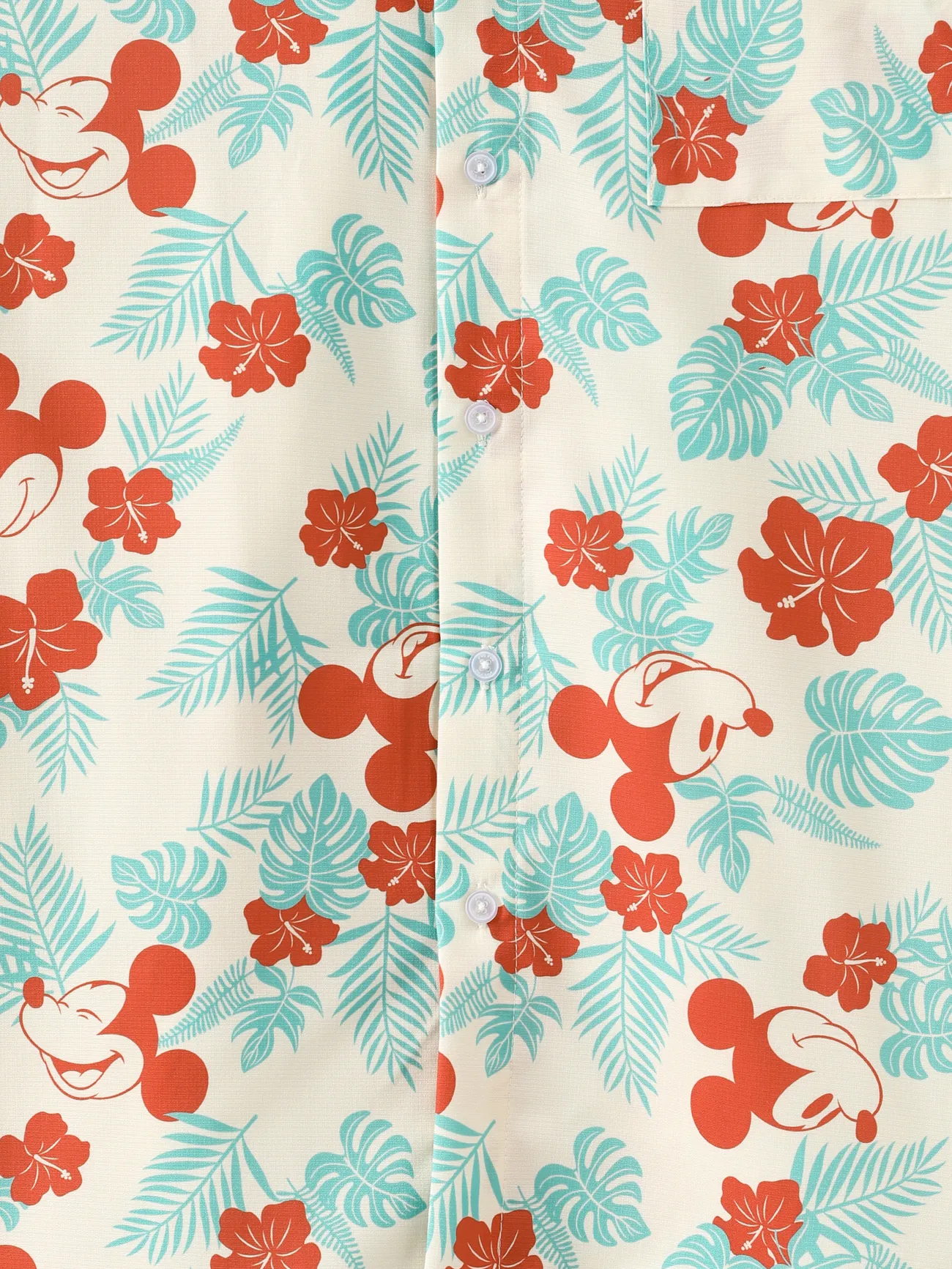 Men - Disney Mickey Shirts & Dresses for Family (Floral Allover Print, Hollow-out Dresses ) - Multi-color - image 26